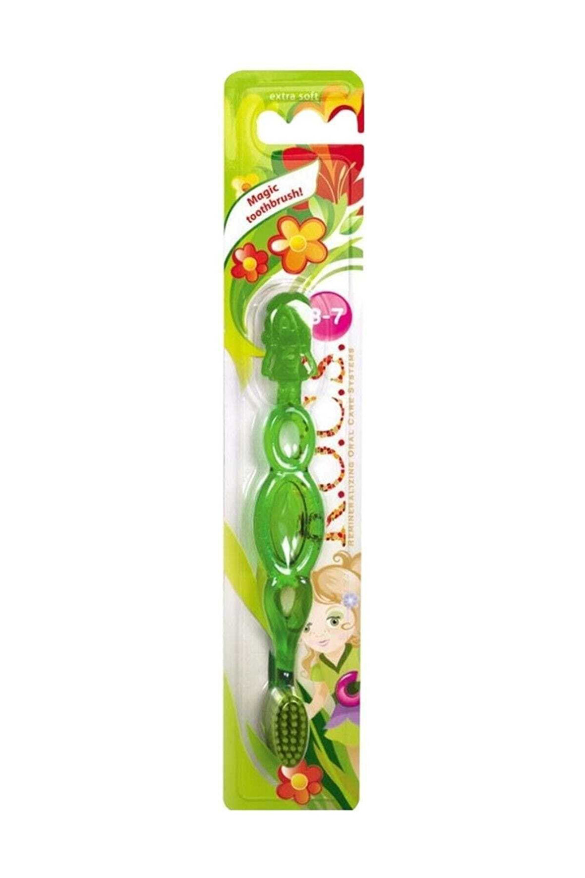Rocs Kids 3-7 Yaş Arası Soft Çocuk Diş Fırçası Yeşil