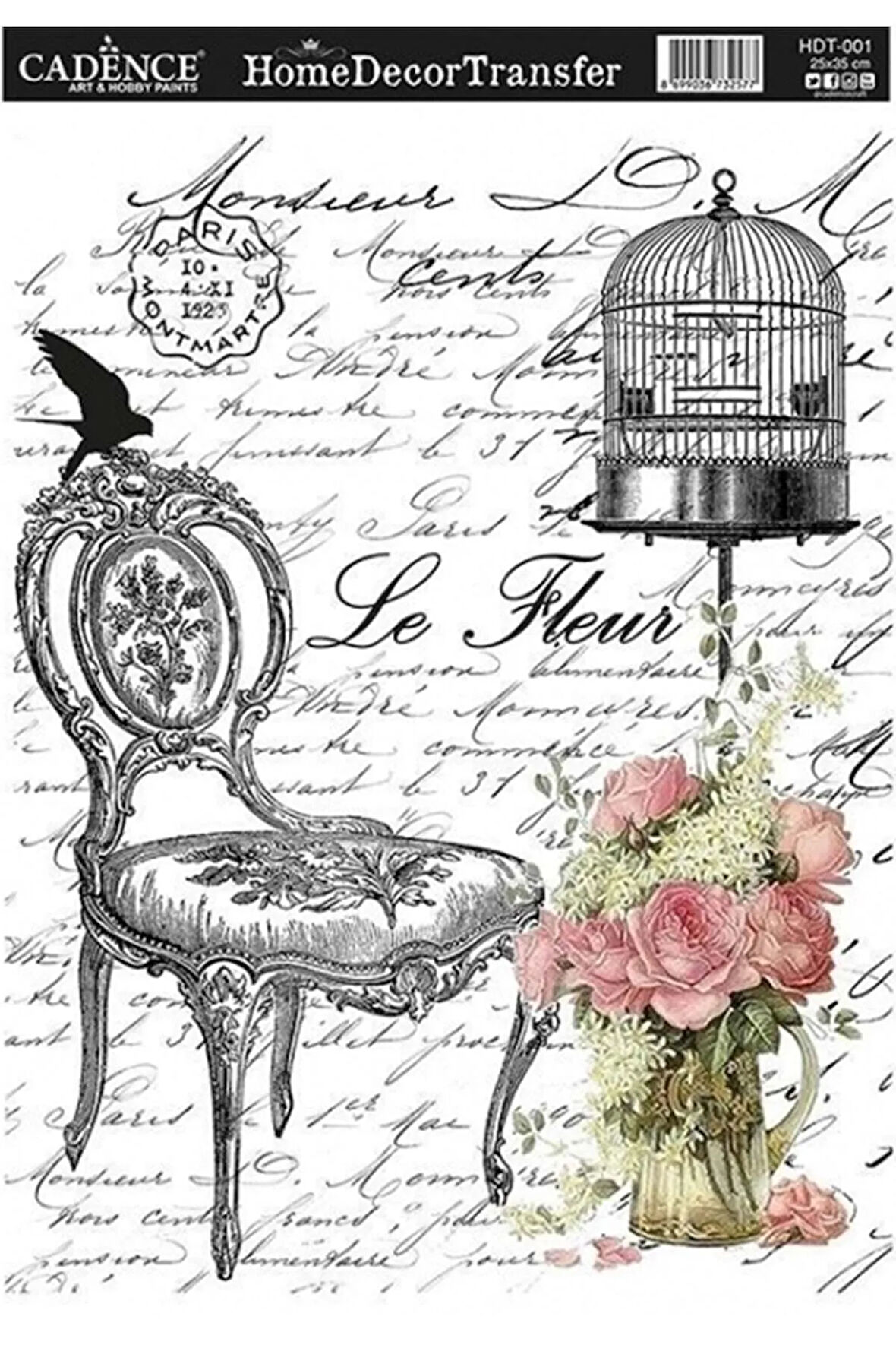 Hdt001 Home Decor Kolay Transfer 25x35