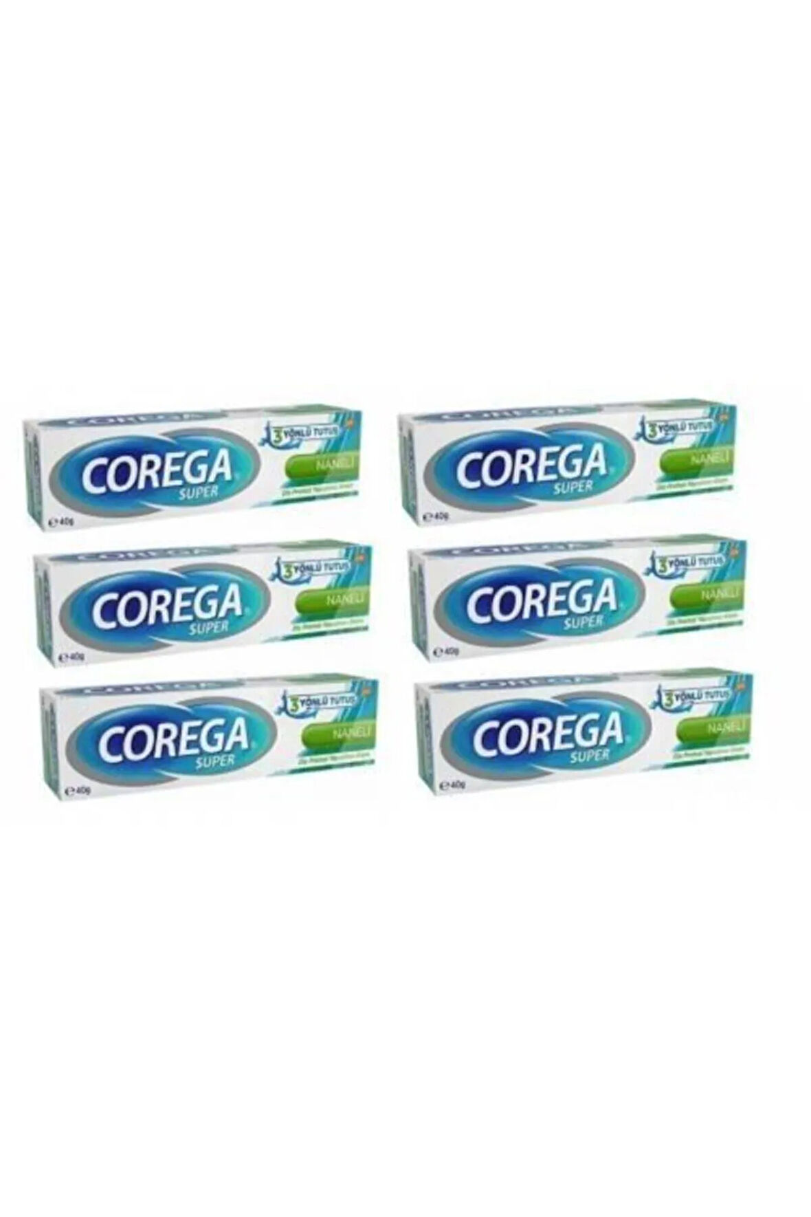 Süper Protez Yapıştırıcı Naneli Krem 40 gr 6 Kutu