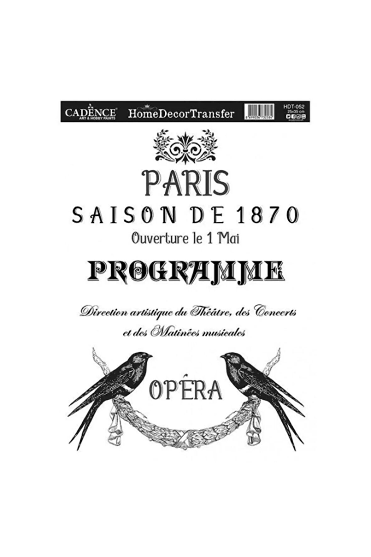 Hdt-52 Home Dekor Transfer