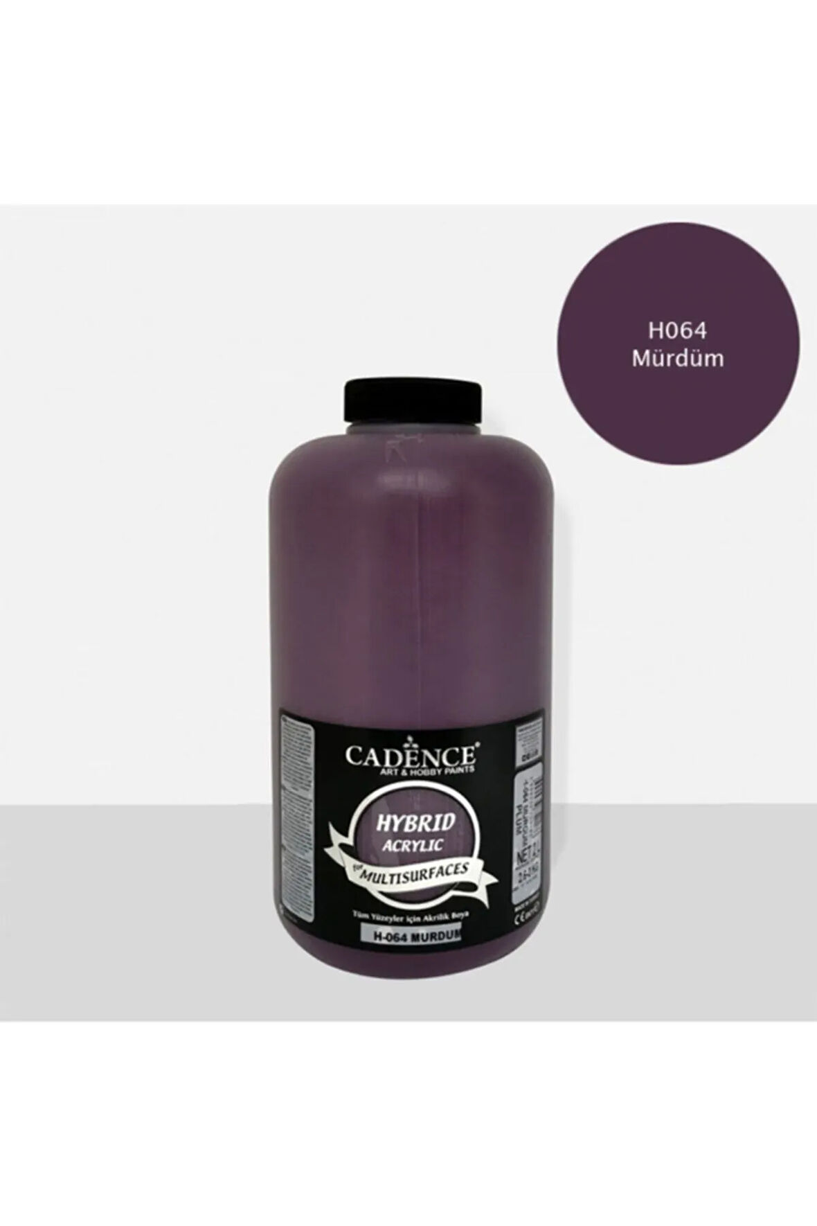 Hybrıd Akrilik Multısurfaces H-064 Mürdüm 2000ml