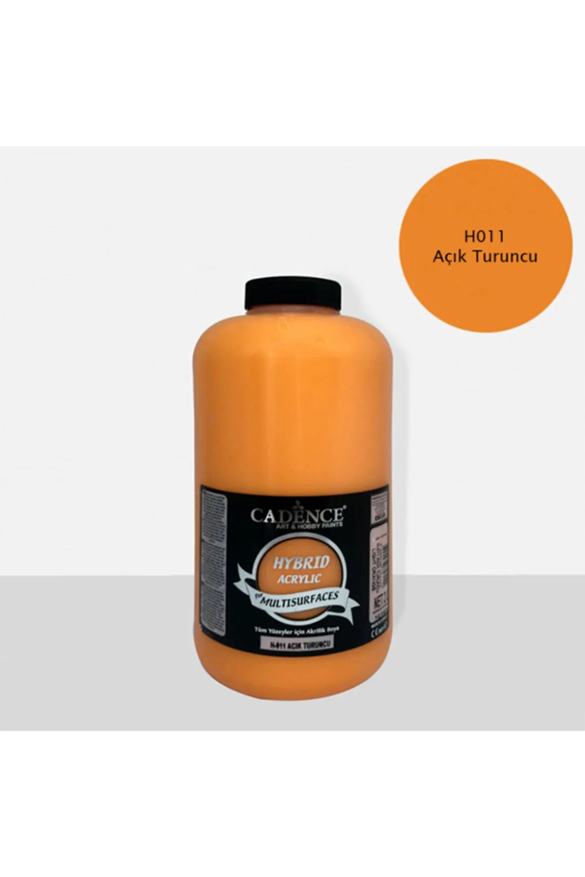 Hybrıd Akrilik Multısurfaces H-011 Açık Turuncu 2000ml