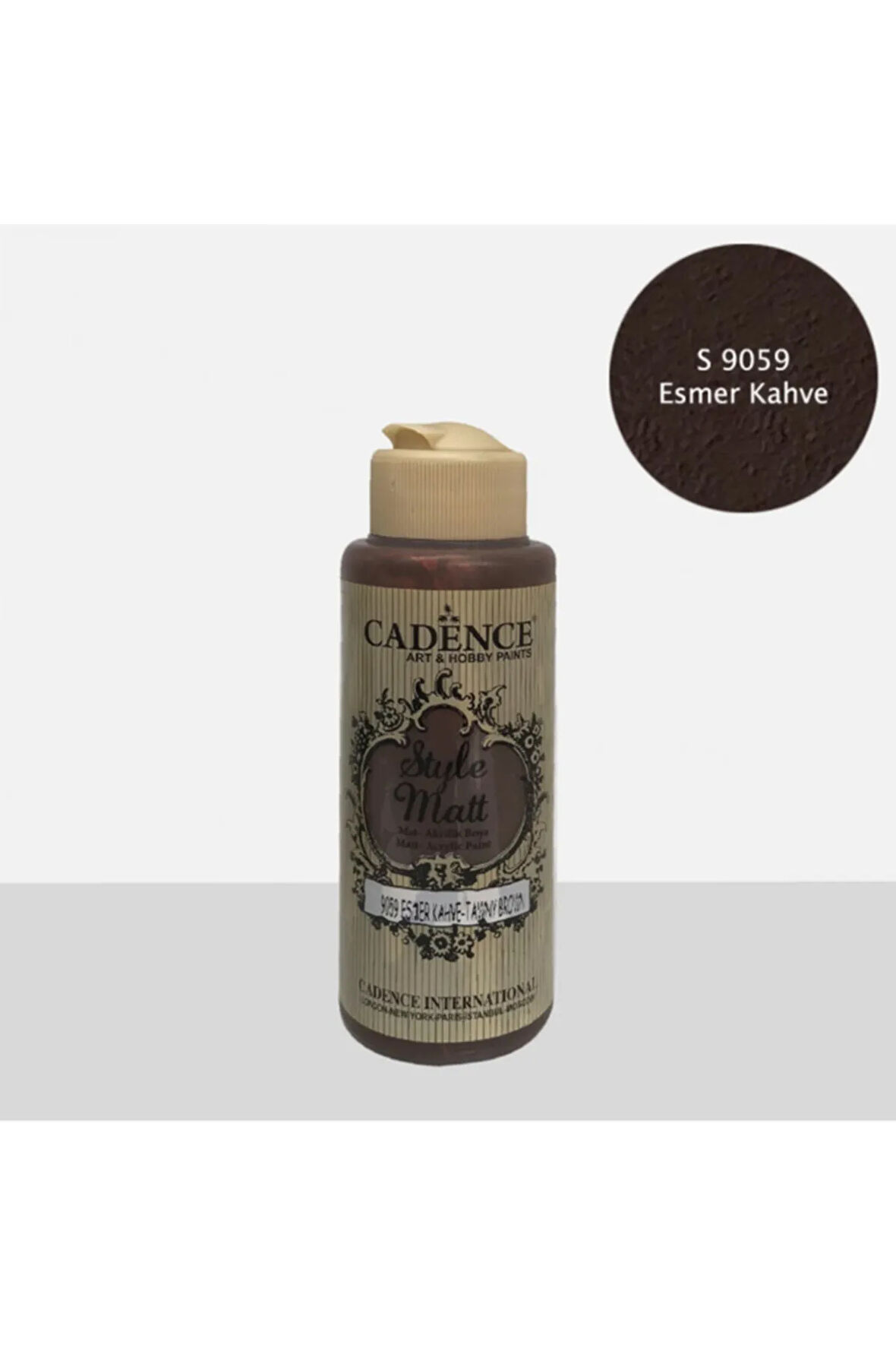Style Mat Akrilik Boya S-9059 Esmer Kahve 120ml