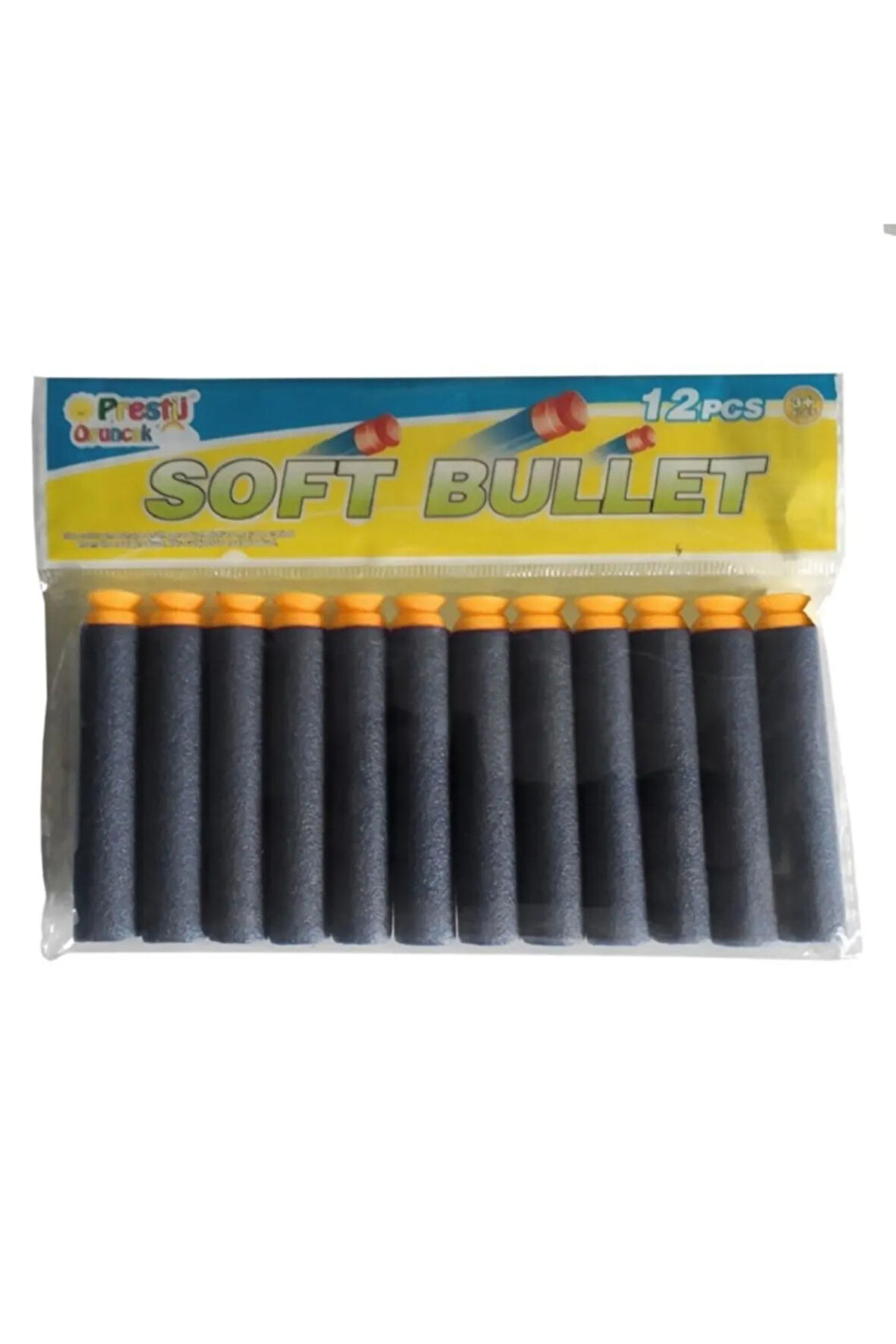 Farbu Oyuncak Soft Bullet Yedek Vantuslu Köpük Mermi