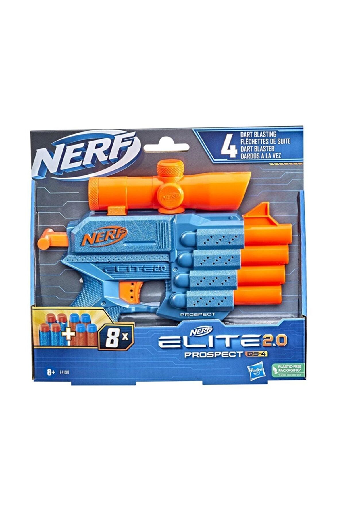 F4190 Nerf Elite 2.0 - Prospect Qs-4 +8 Yaş