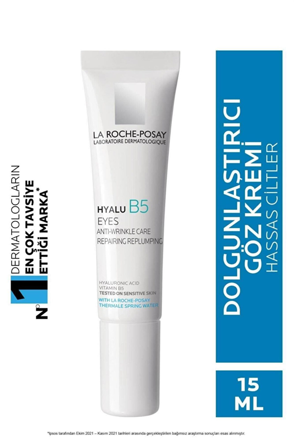 La Roche Posay Hyalu B5 Yeux 15ml - İnce ve Yorgun Göz Çevresi için Dolgunlaştırıcı Göz Kremi