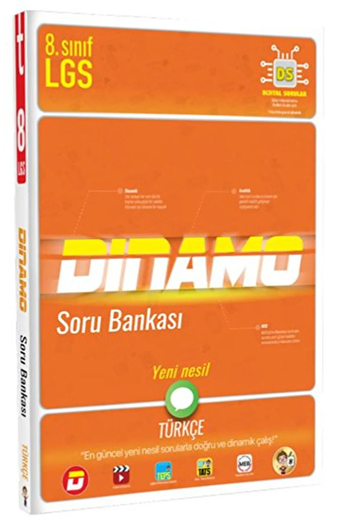 8. Sınıf Türkçe Dinamo Soru Bankası / Kolektif / Tonguç Akademi / 9786254220203