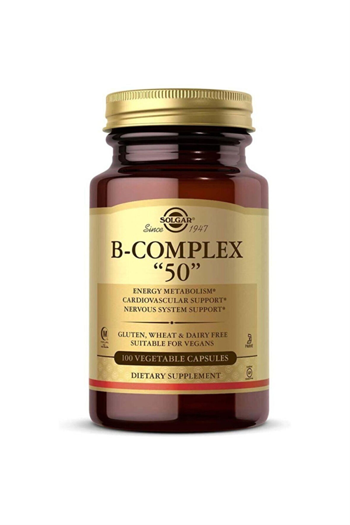 Solgar Vitamin B Complex 50 Mg 100 Kapsül