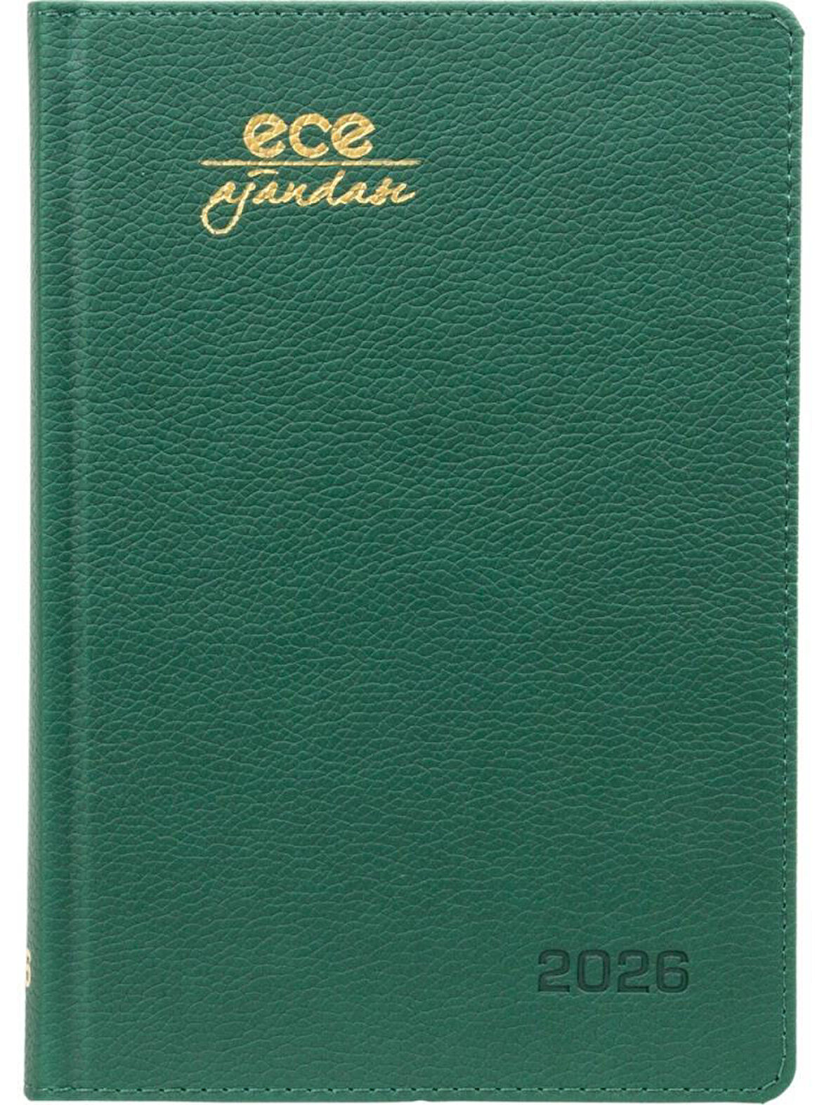 Ece Ajanda 14x20 cm Ajanda 2026 Kemer Yeşil