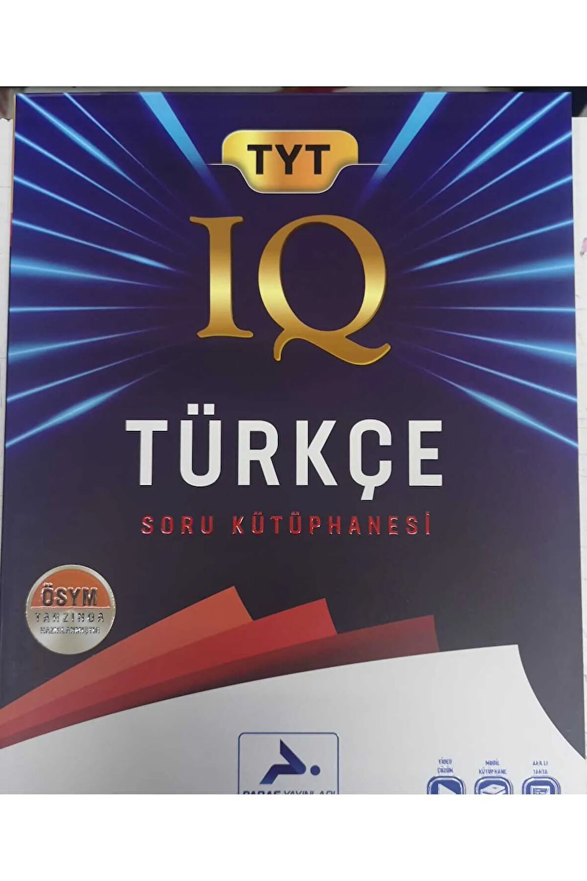 PARAF YAYINLARI TYT IQ TÜRKÇE SORU BANKASI 2024 BASKI