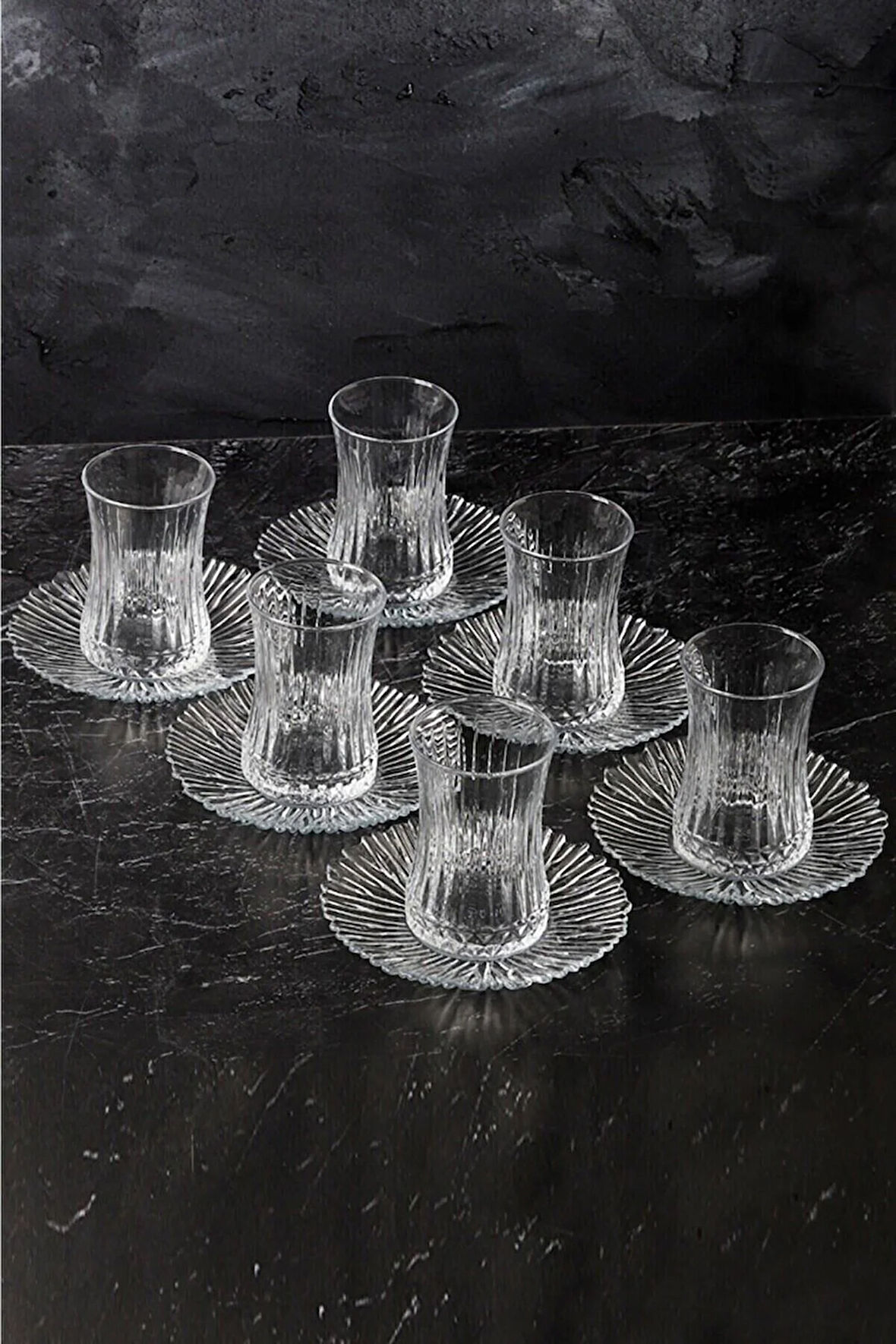 Elysia 12 Parça Çay Seti, 6 Adet Eliza + 6 Adet Ithal Çay Tabağı