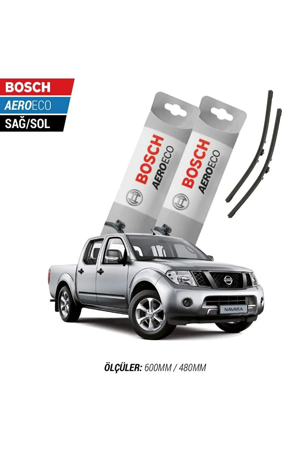 Nissan Navara 2012 Model Bosch Aeroeco Muz Silecek Takımı