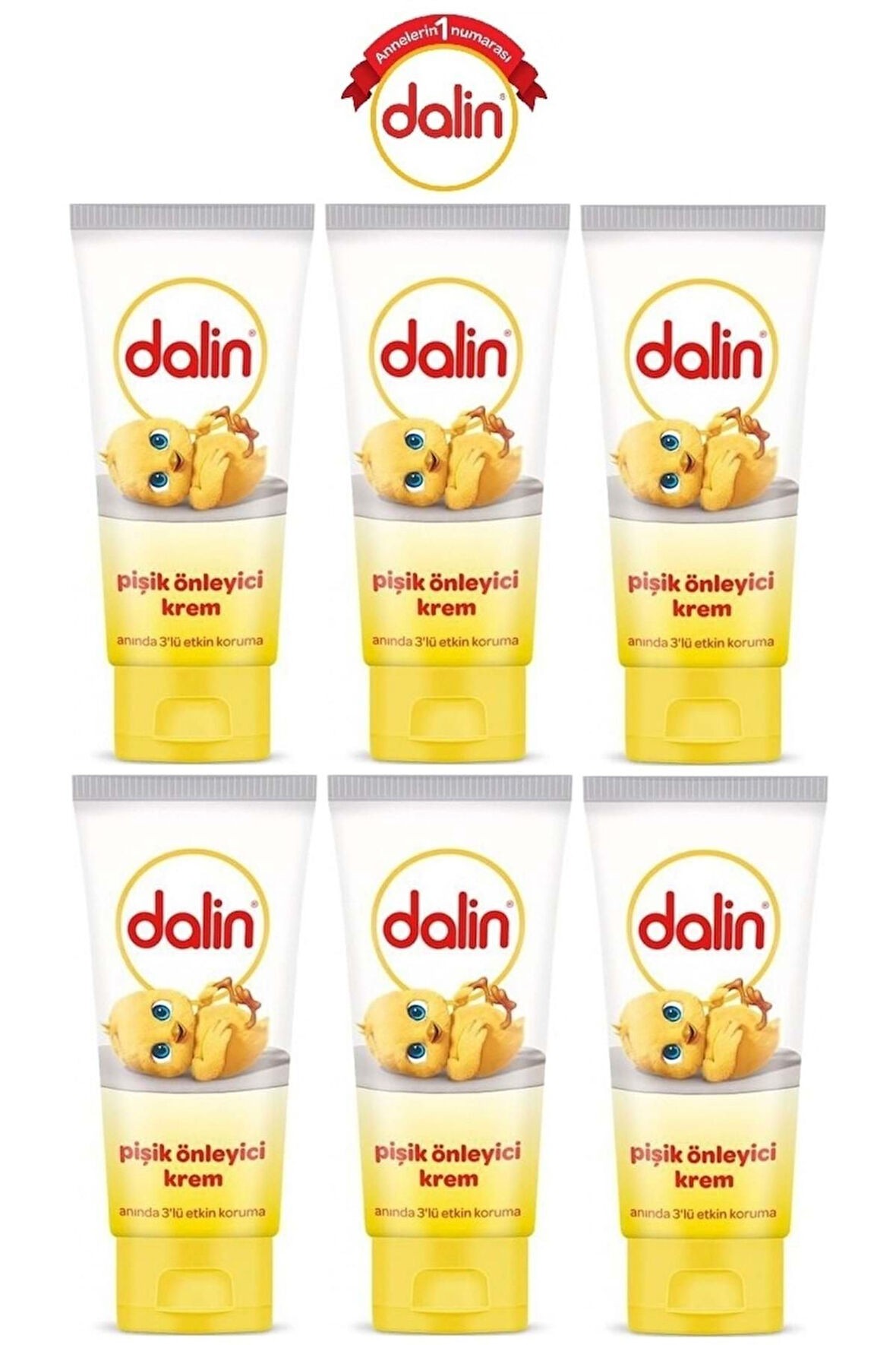 DALİN PİŞİK KREMİ 100 ML 6 ADET 