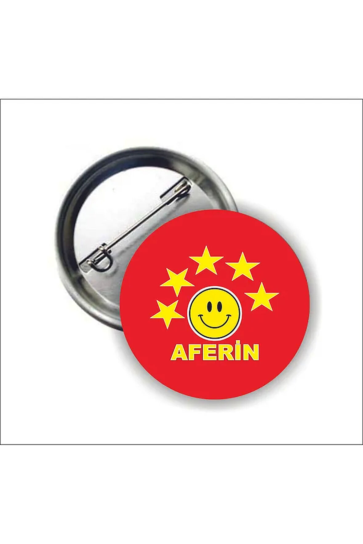 Kırmız Aferin Buton Rozet
