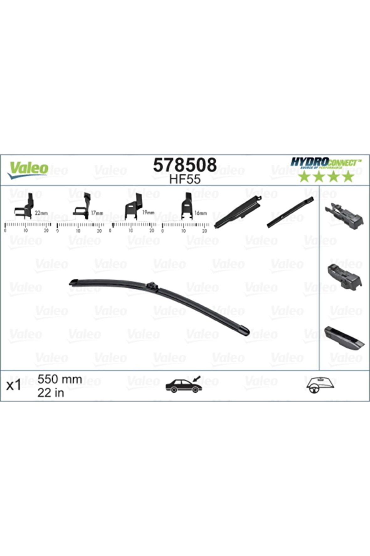 578508 3397006949 Sılecek Supurgesı On Muz Tıp 550mm Hf55 (hydroconnect Co