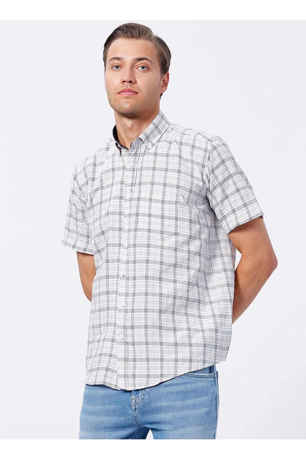 Gömlek, 2xl, Bej