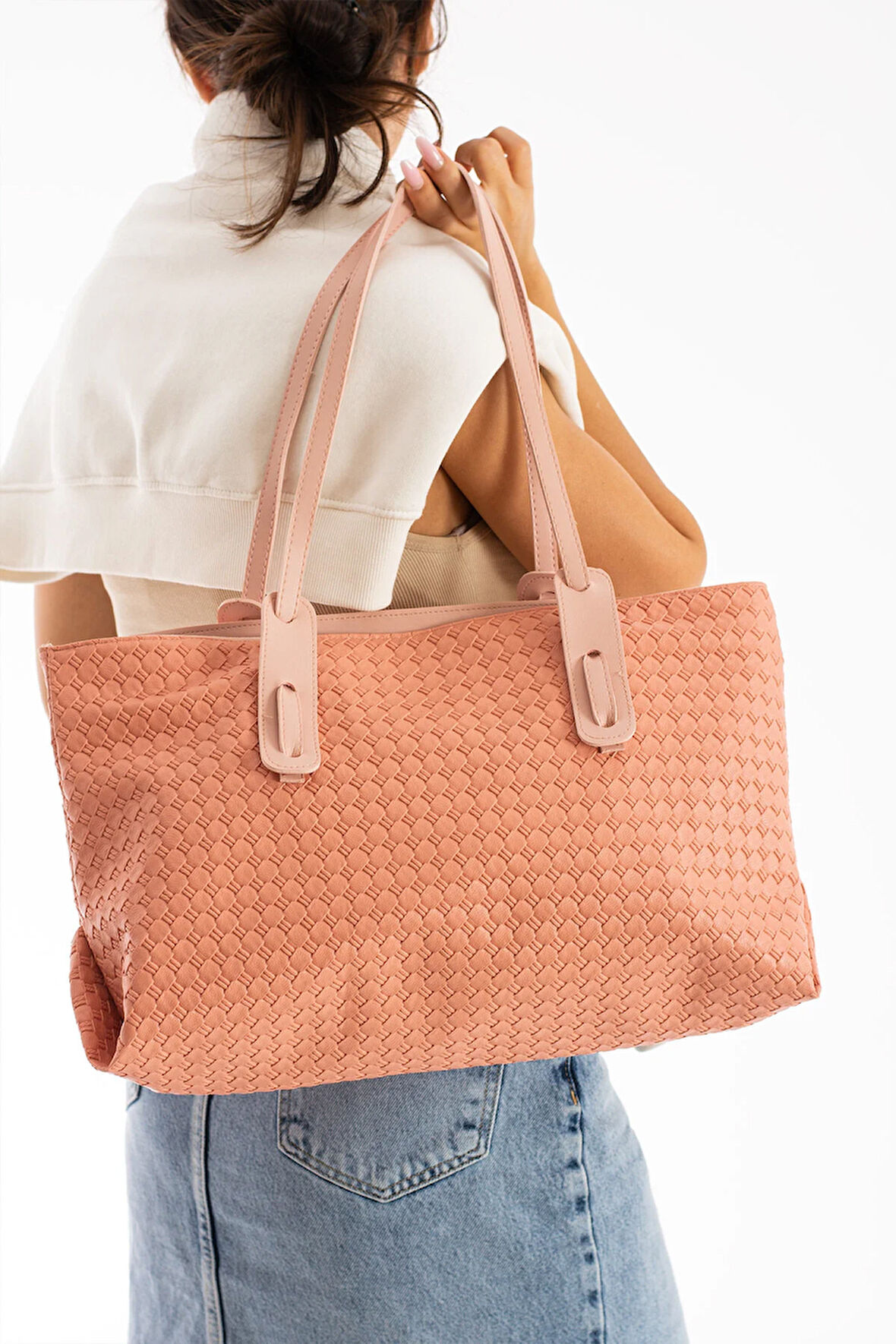 Kadın Omuz Çantası Büyük Astarlı