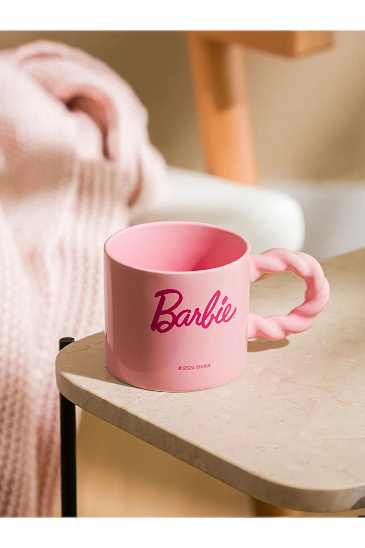 Lcw Home Barbie Temalı Pembe Renk Porselen Kupa 240 ml Mugg