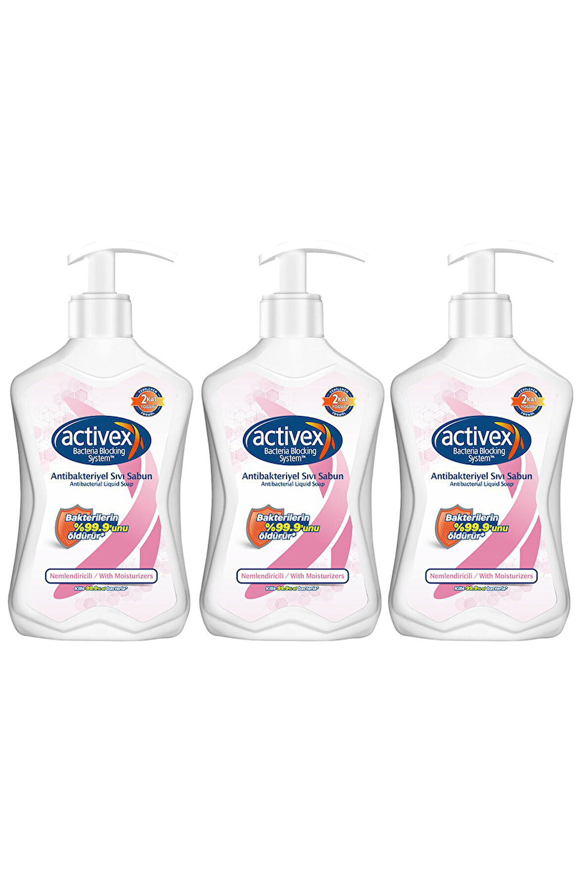 Activex Sıvı Sabun Nemlendiricili 3X500 ml 