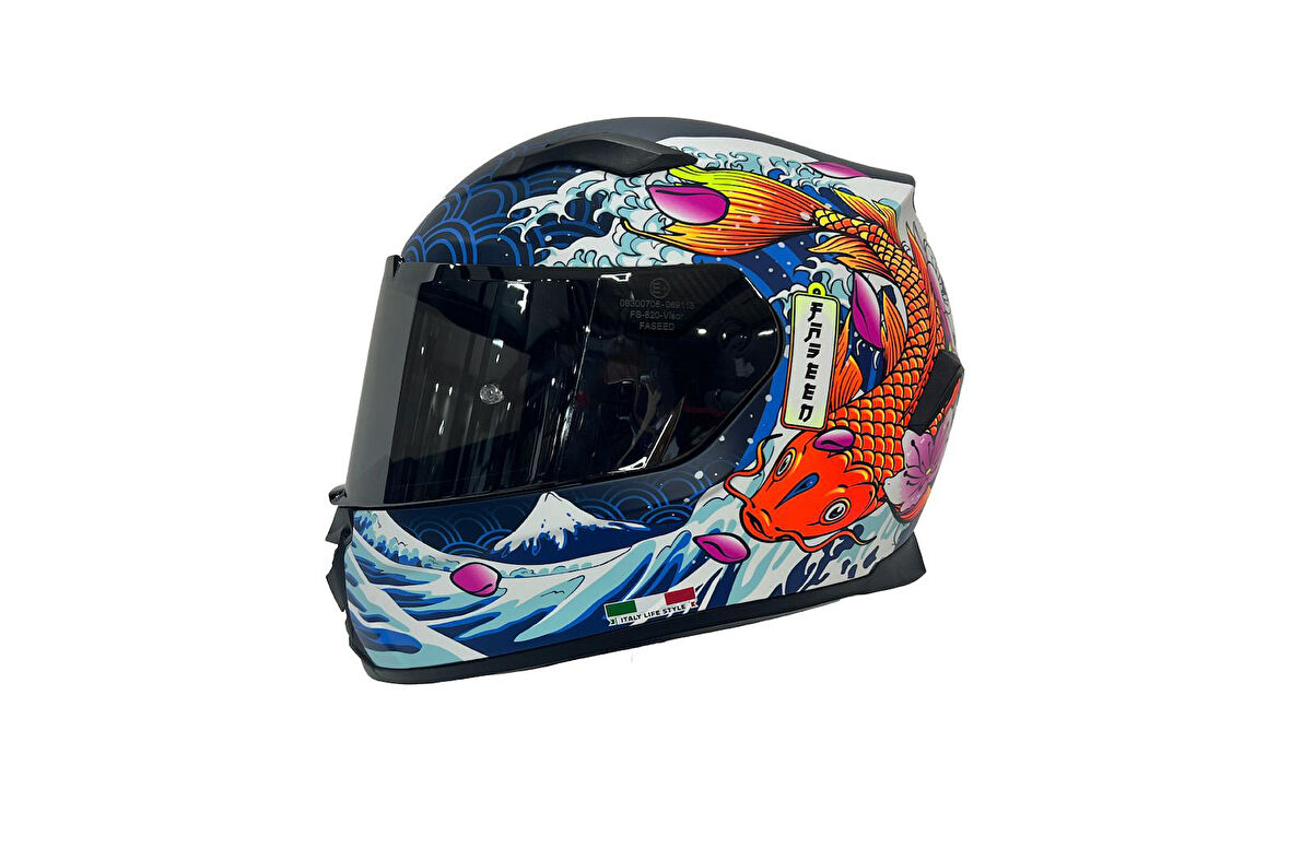 Sway 820 Full Face Aynalı Vizör Kapalı Motosiklet Kaskı XL Beden Dakar 5