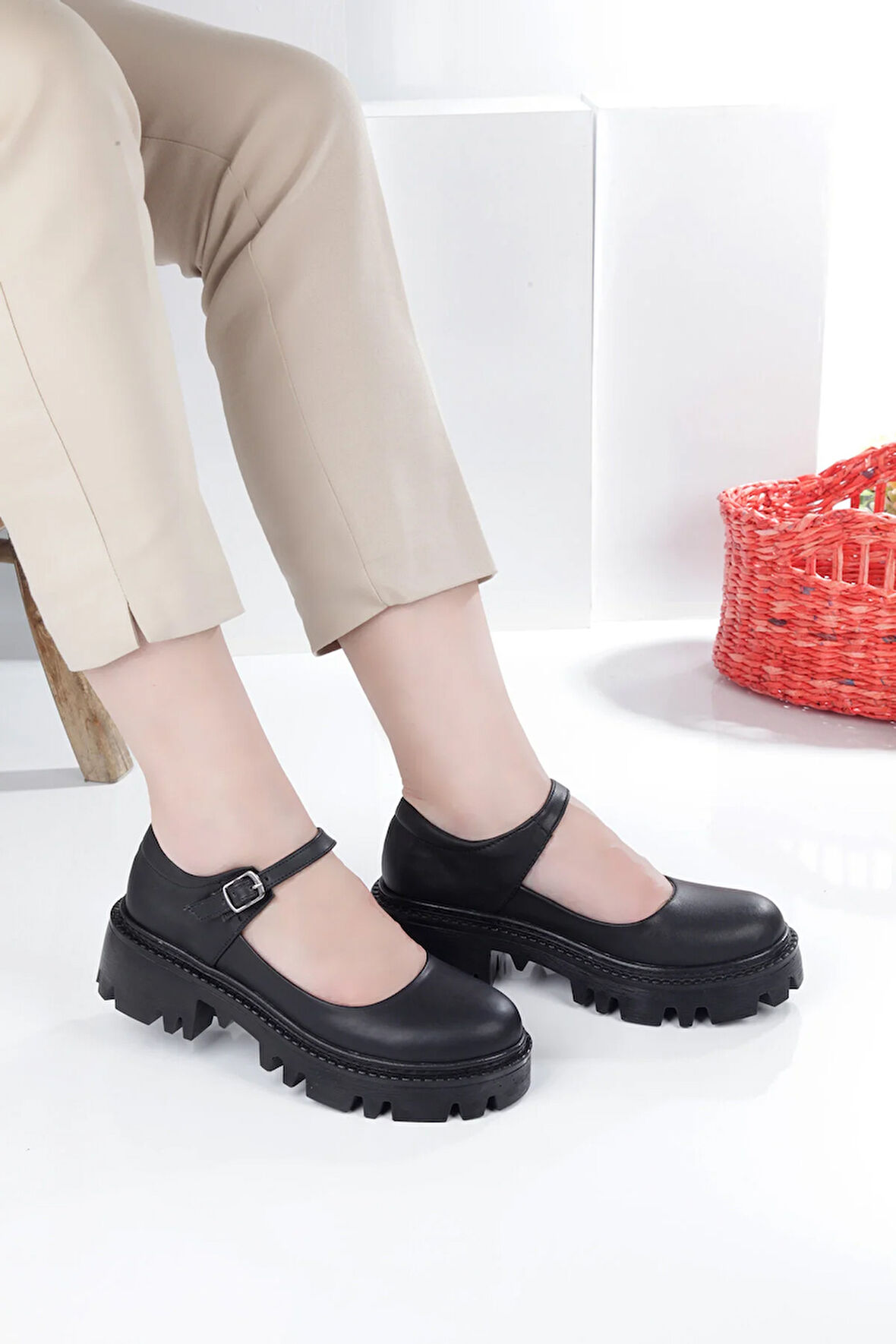 Scoperta Mary Jane Tek Tokalı Kadın Ayakkabı