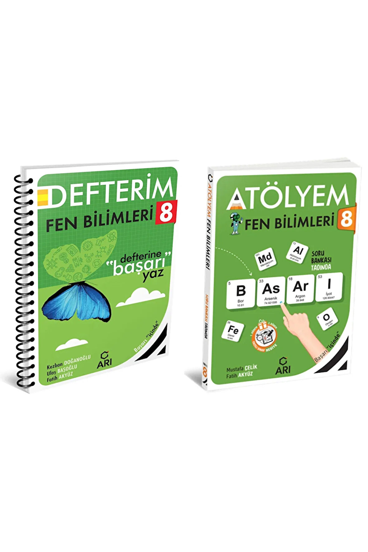 2024-2025 Arı Yayıncılık 8, Sınıf Fen Bilimleri Atölyem+Defter Set 2 Kitap !
