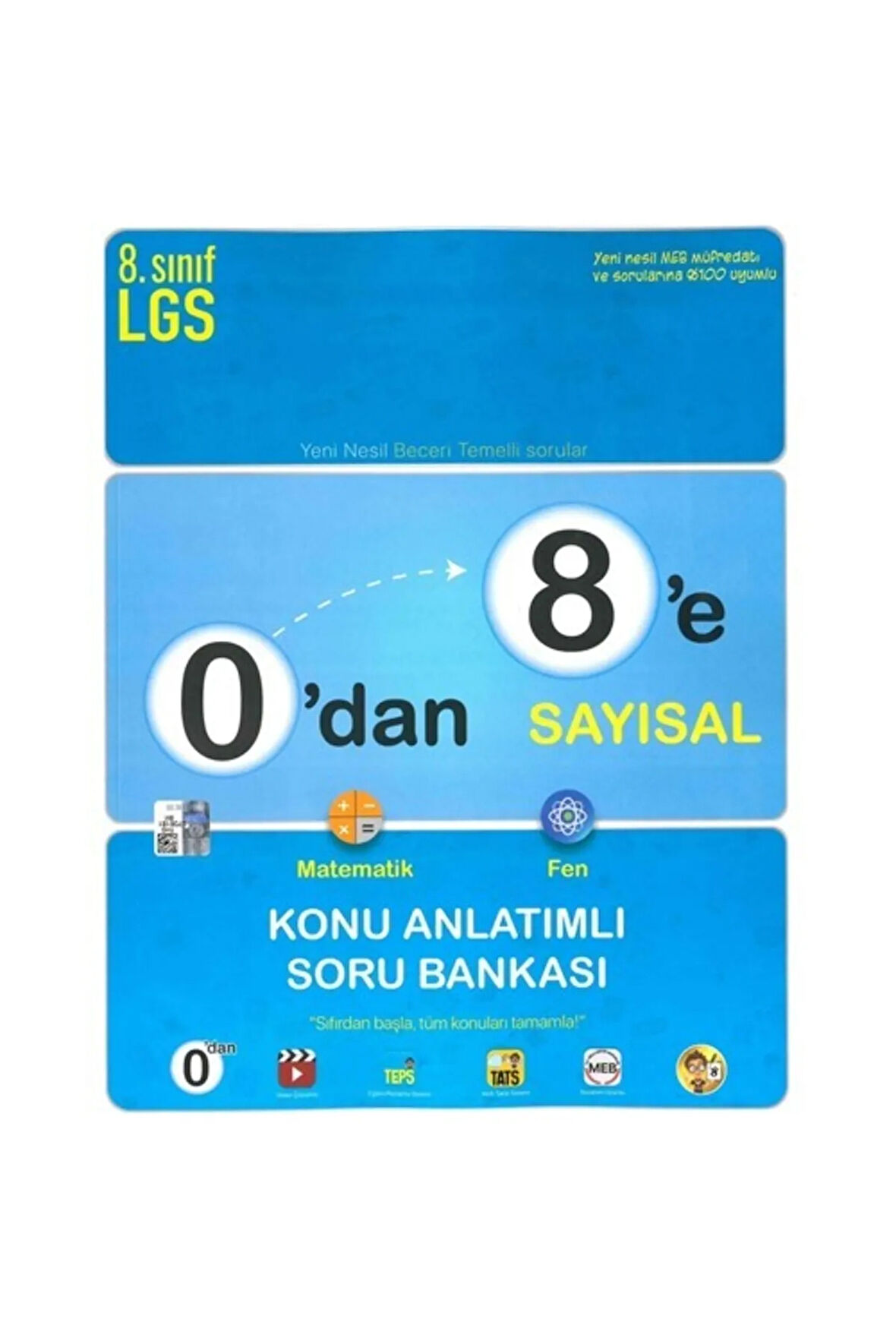 Tonguç 0'dan 8'e Sayısal Konu Anlatımlı Soru Bankası / 2022