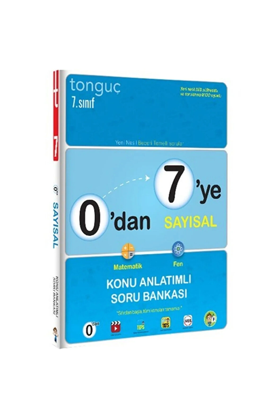 Tonguç 0'dan 7'ye Sayısal Konu Anlatımlı Soru Bankası / 2022