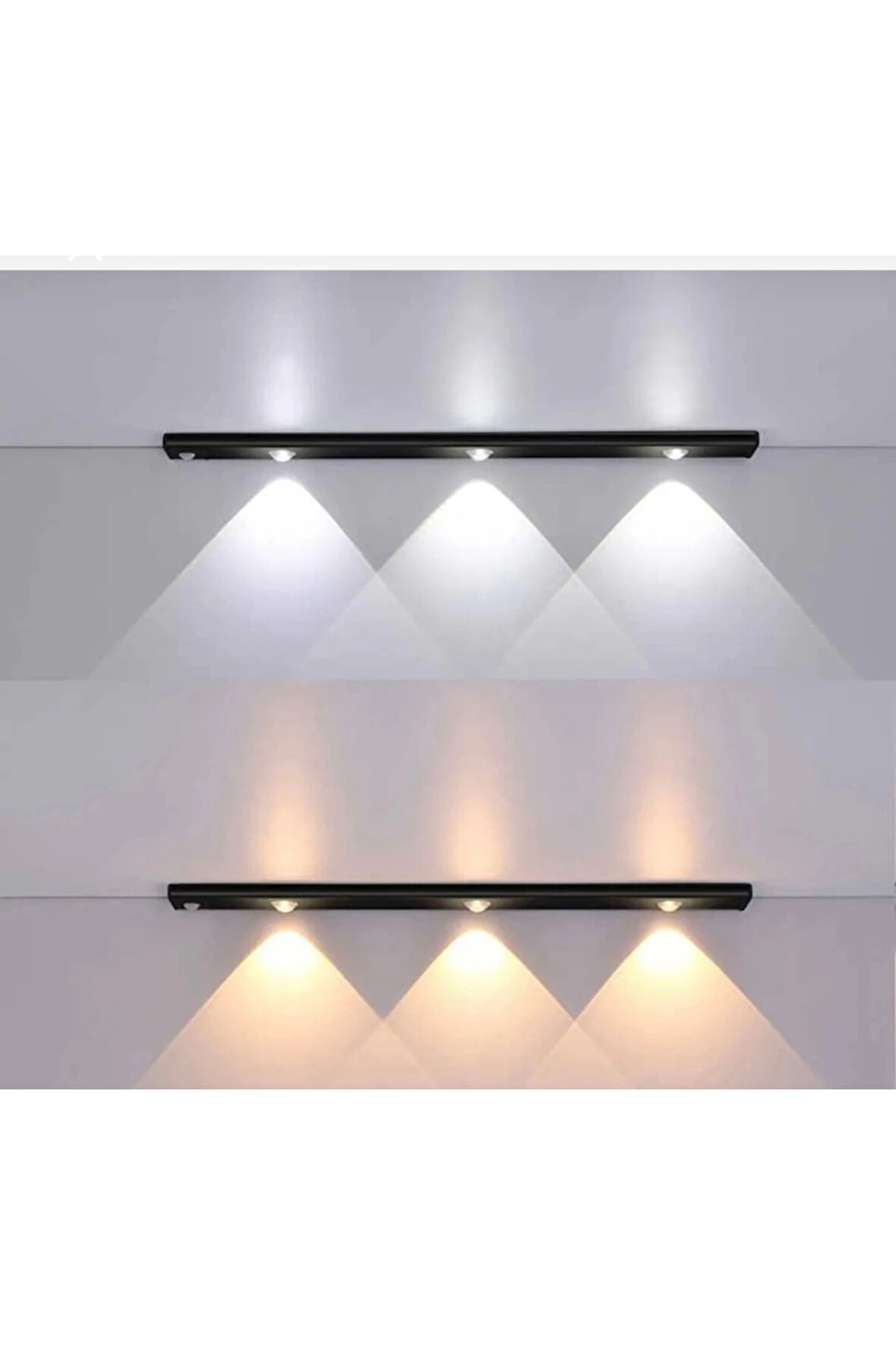 Mutfak Tezgah Altı Dekoratif Şarjlı Led Aydınlatma Armatür 40 Cm Otomatik Harekete