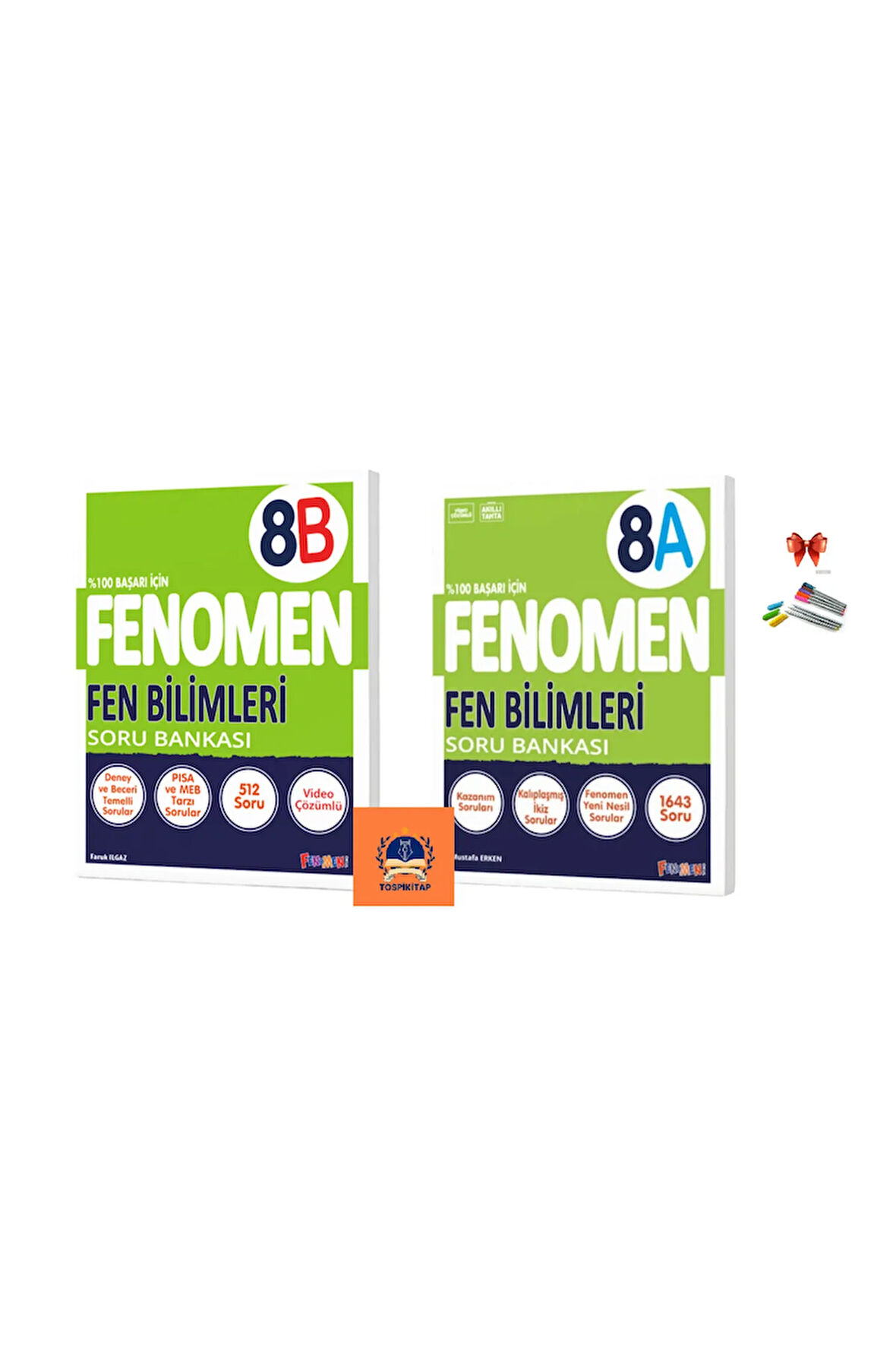 FENOMEN 8. SINIF FEN BİLİMLERİ A+B SORU BANKASI