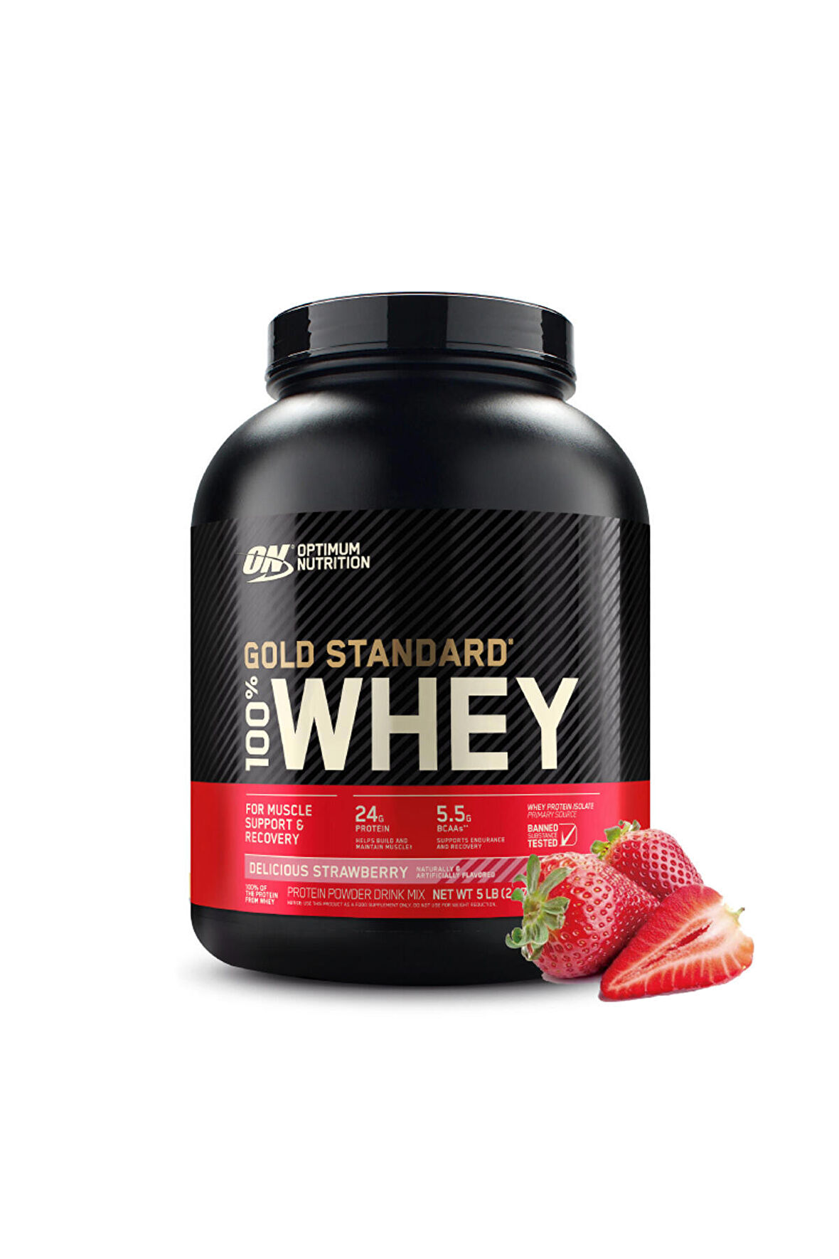 Optimum Gold Standard Whey Protein Tozu - Çilek - 2.2 Kg