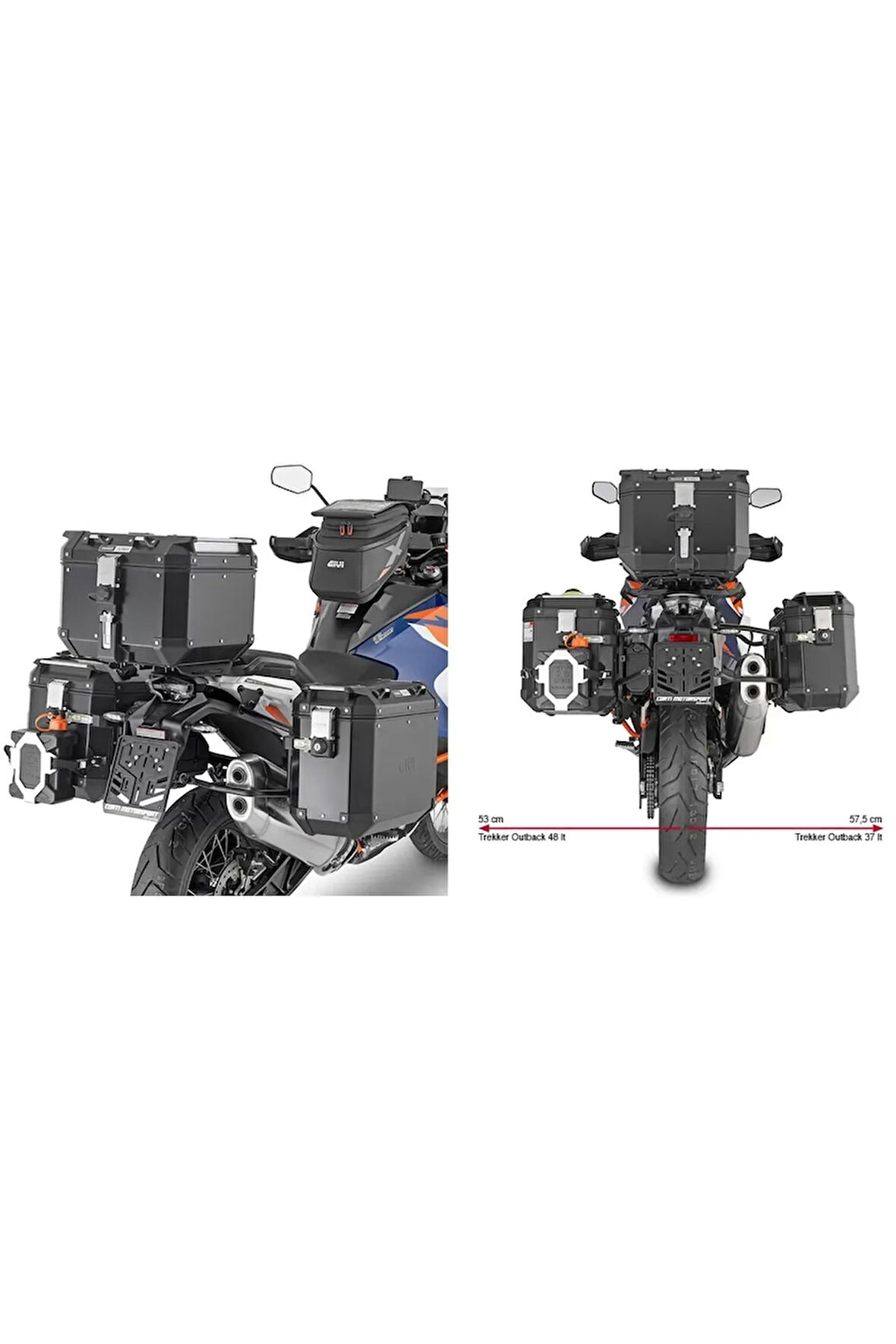 Plo7713 Cam Ktm 1290 Super Adventurer-s Uyumlu (21-23) Yan Çanta Taşıyıcı
