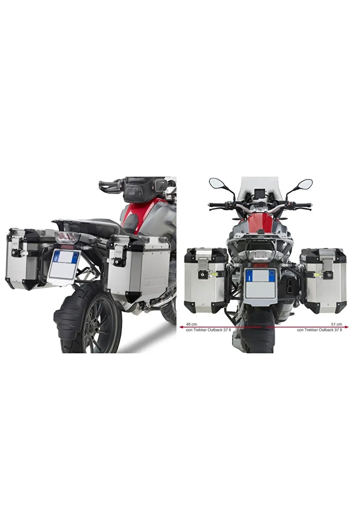Pl5108cam Bmw R 1200 Gs-adventure (13-18)-r1250 Gs (19-22)-adventure (19-22) Uyumlu Yan Çanta