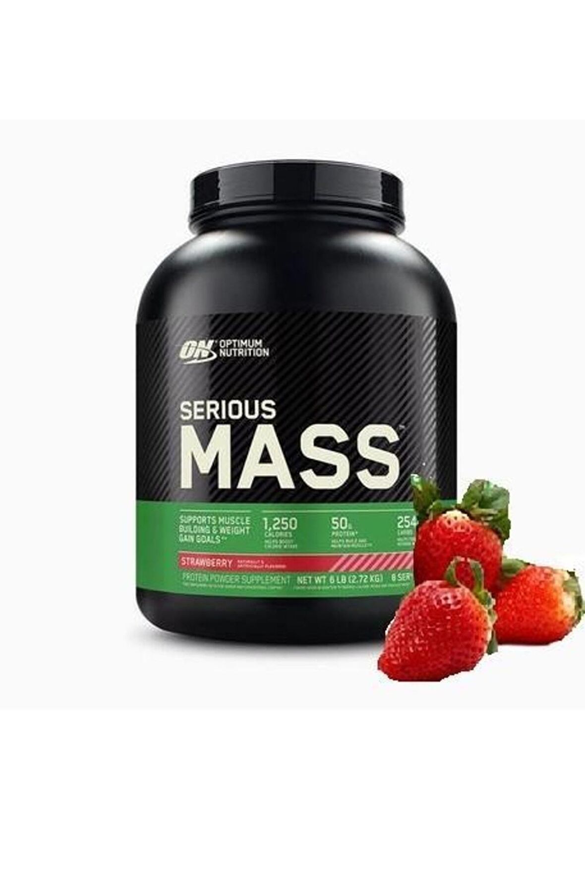 Optımum Nutrıtıon Serıous Mass Strawberry 6 Lb ( Çilek )