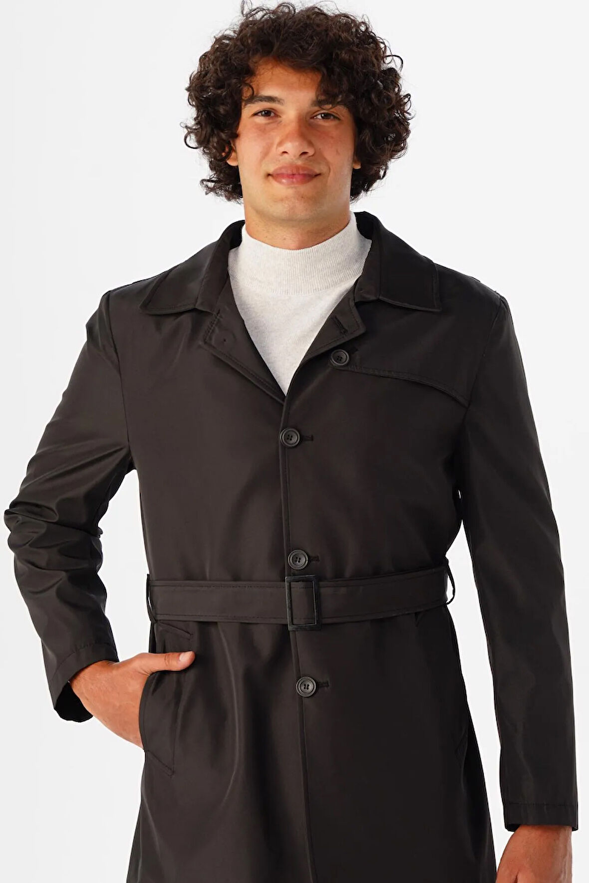 Regular Düz Trençkot