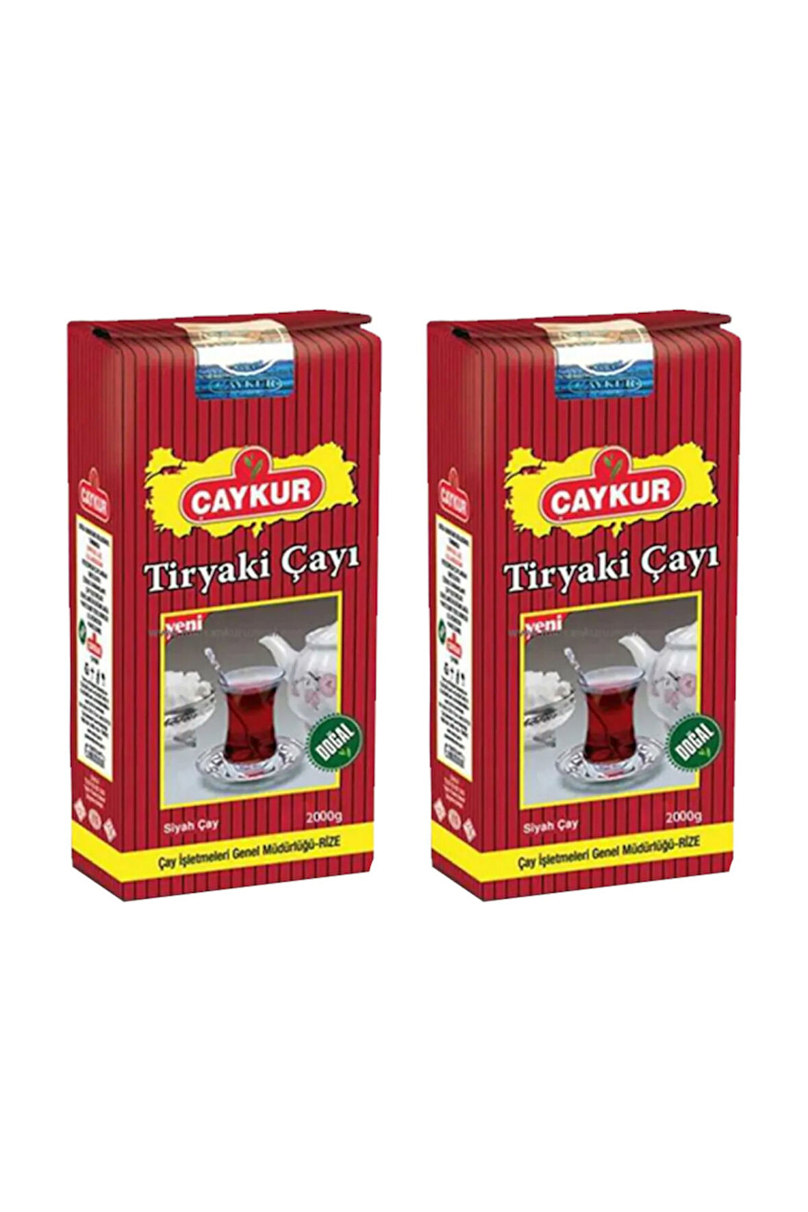 Çaykur Tiryaki 2000 Gr x 2 Paket = 4 Kg Dökme Çay