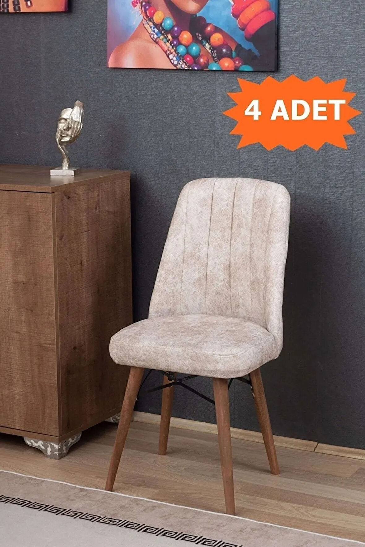 Armada Serisi 1.sınıf Yemek Odası Salon Cafe Mutfak Sandalyesi 4 Adet