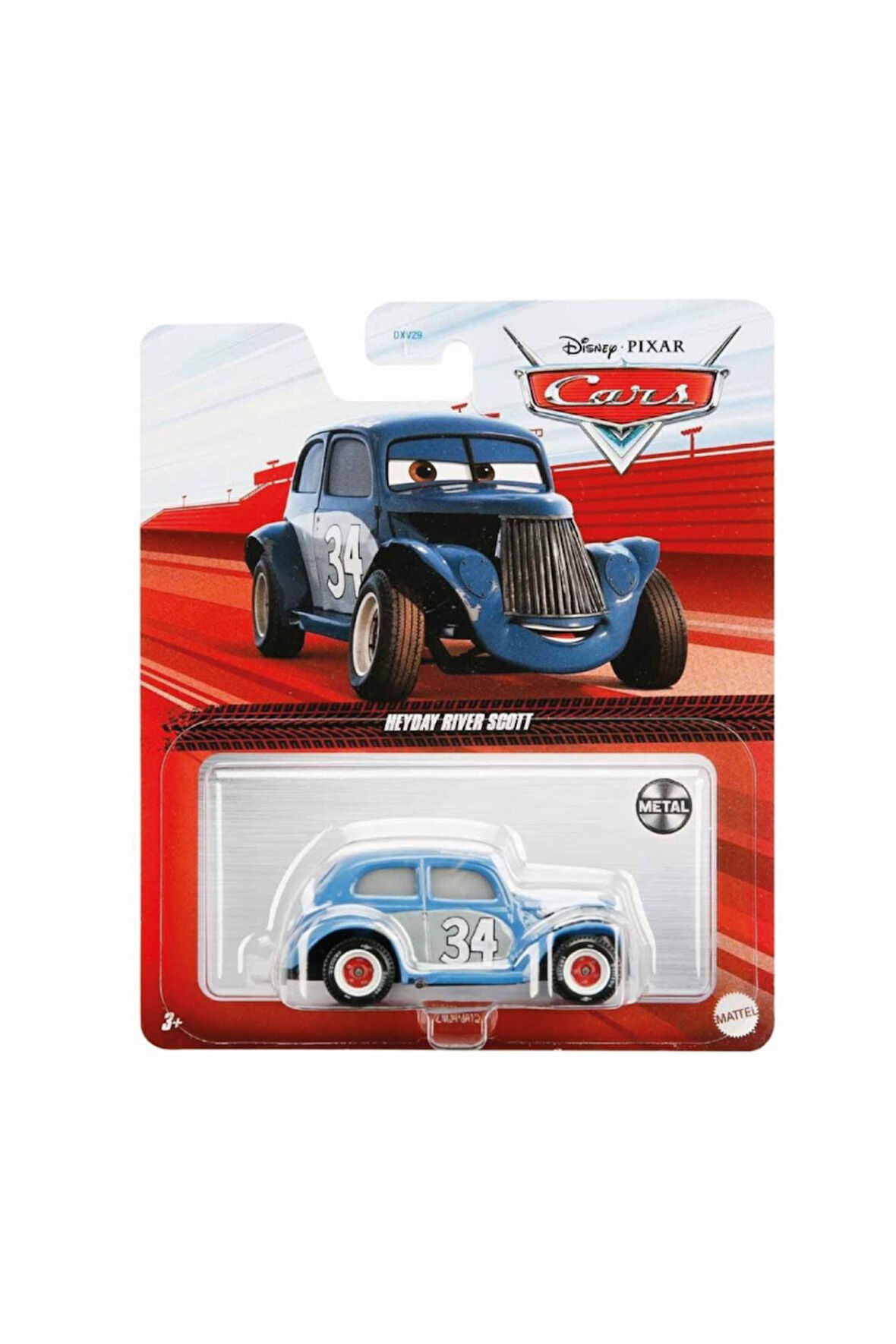 Disney Cars Arabalar Filmi 1/55 Ölçek Tekli Karakter Araçlar FLM34 Heyday River Scott