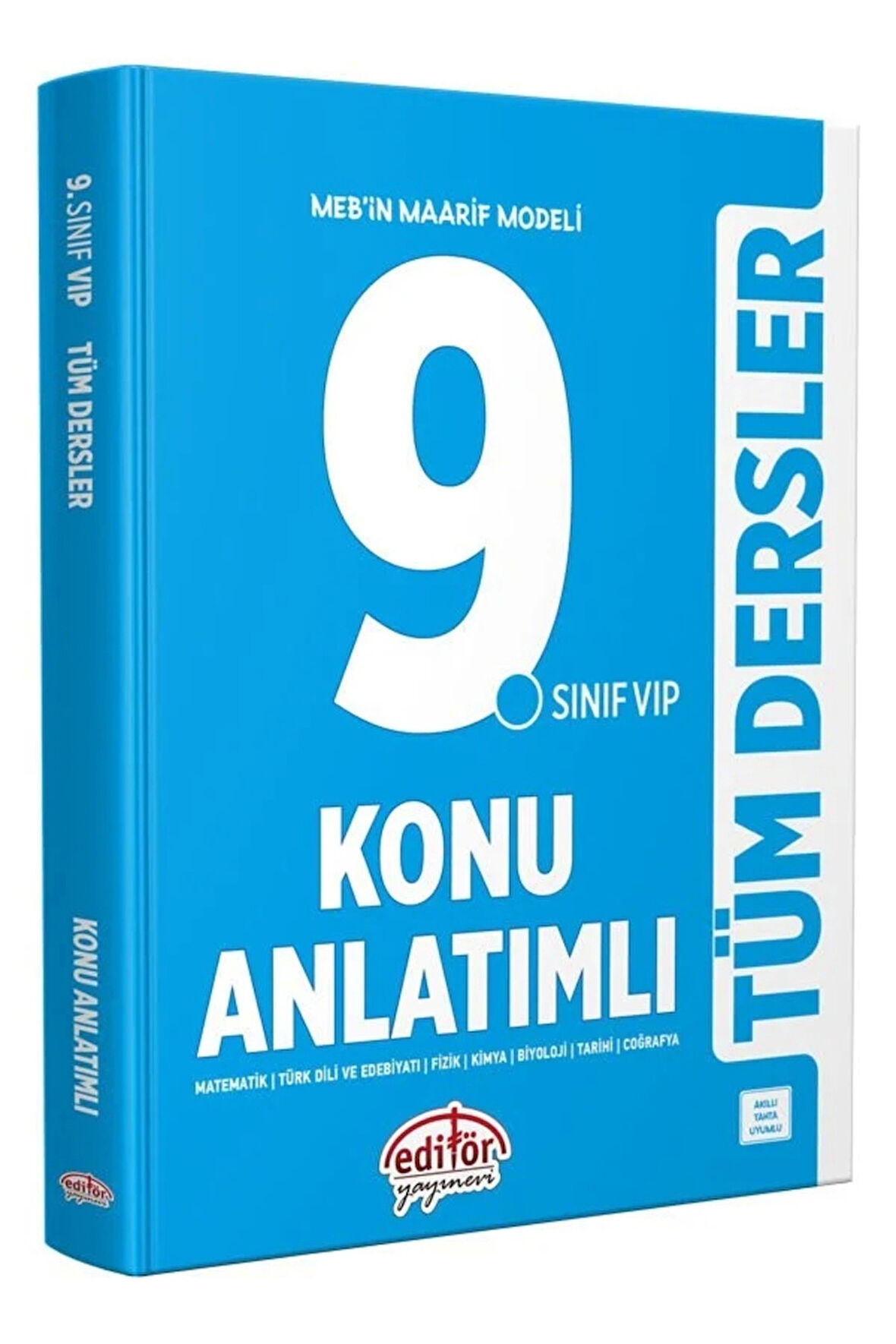 Editör Yayınları 2025 9. Sınıf VIP Tüm Dersler Konu Anlatımlı