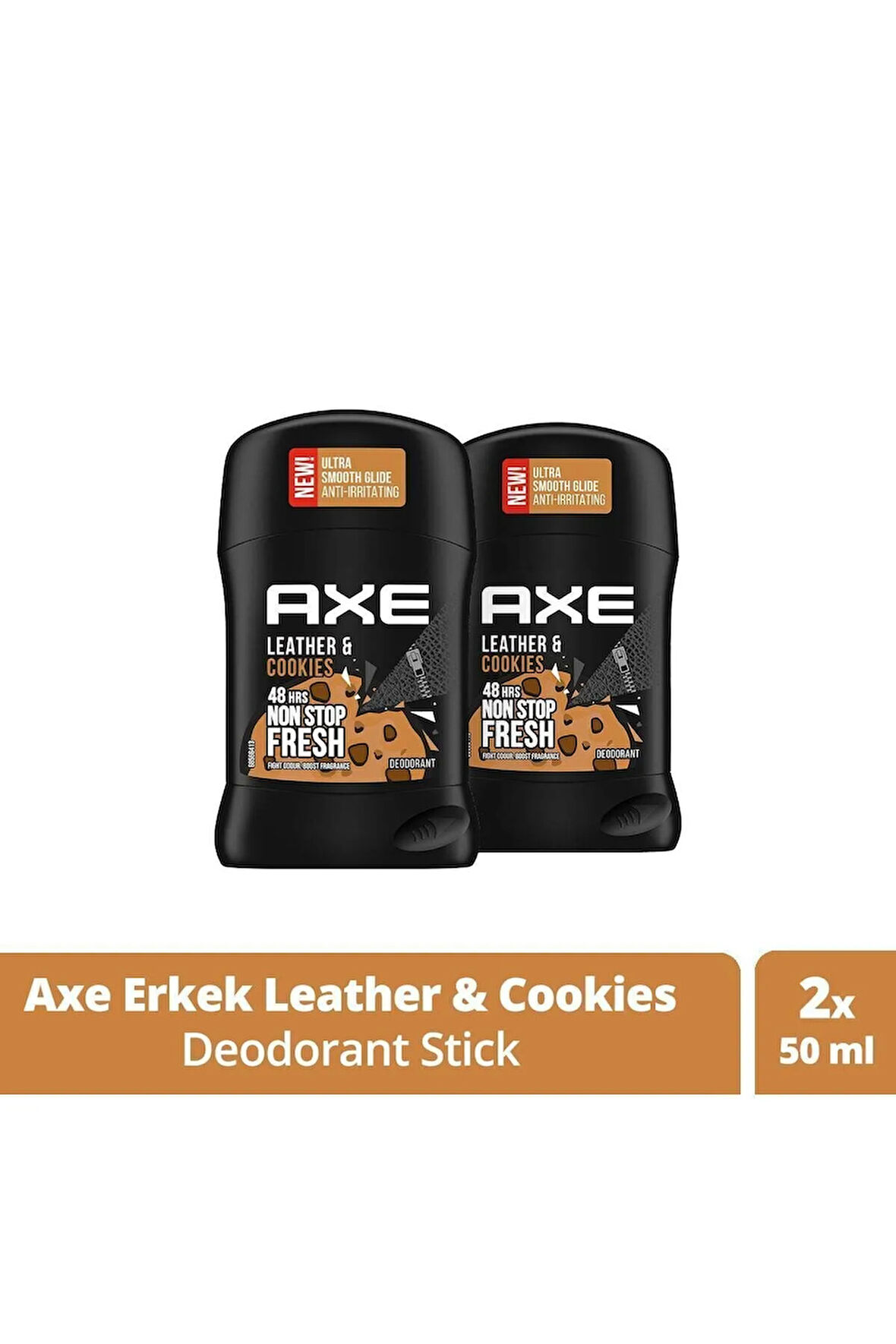 Leather & Cookies Erkek Deodorant Stick 50 ml X2