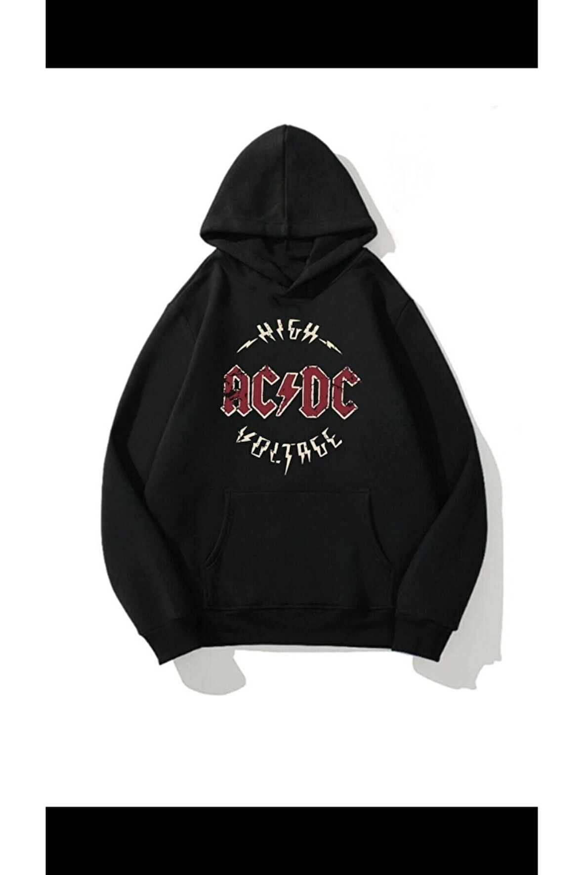 Acdc Oversize Kapüşonlu Sweatshirt