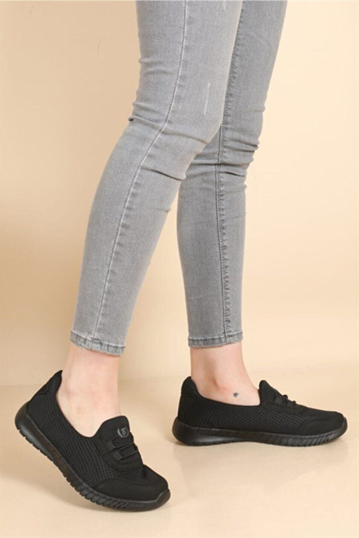 Black Sea 575 Anorak File Nefes Alır Hafif Ve Rahat Slip-on Bağcıksız Spor Ayakkabı ( Geniş Kalıb)