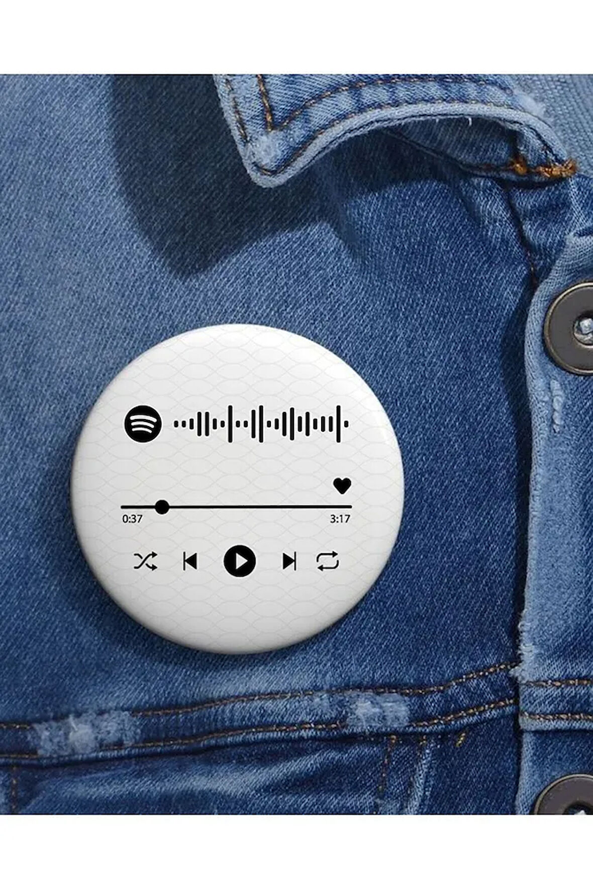 Spotify Kişiye Özel Şık Tasarım Yeni Rozet 5 Adet