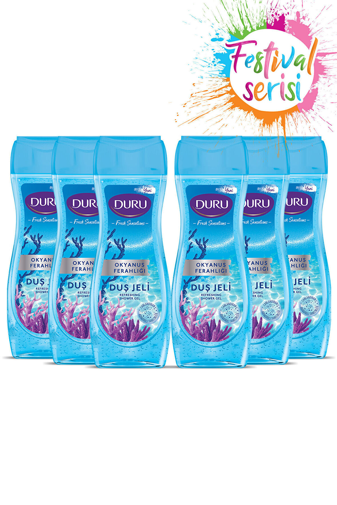 Fresh Sensations Okyanus Ferahlığı Duş Jeli 6x450 ml