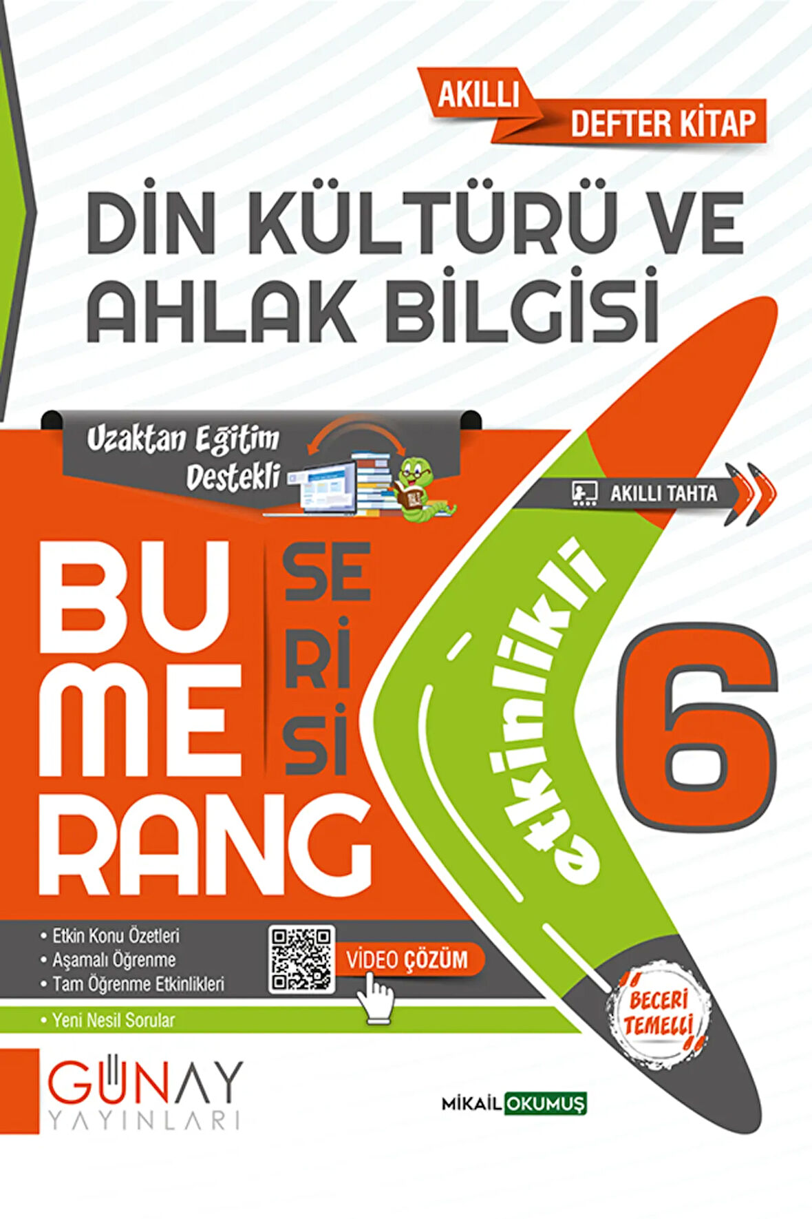 6.SINIF BUMERANG ETKİNLİKLİ AKILLI KİTAP DİN KÜLTÜRÜ 2024-2025 YENİ MÜFREDATA UYGUN