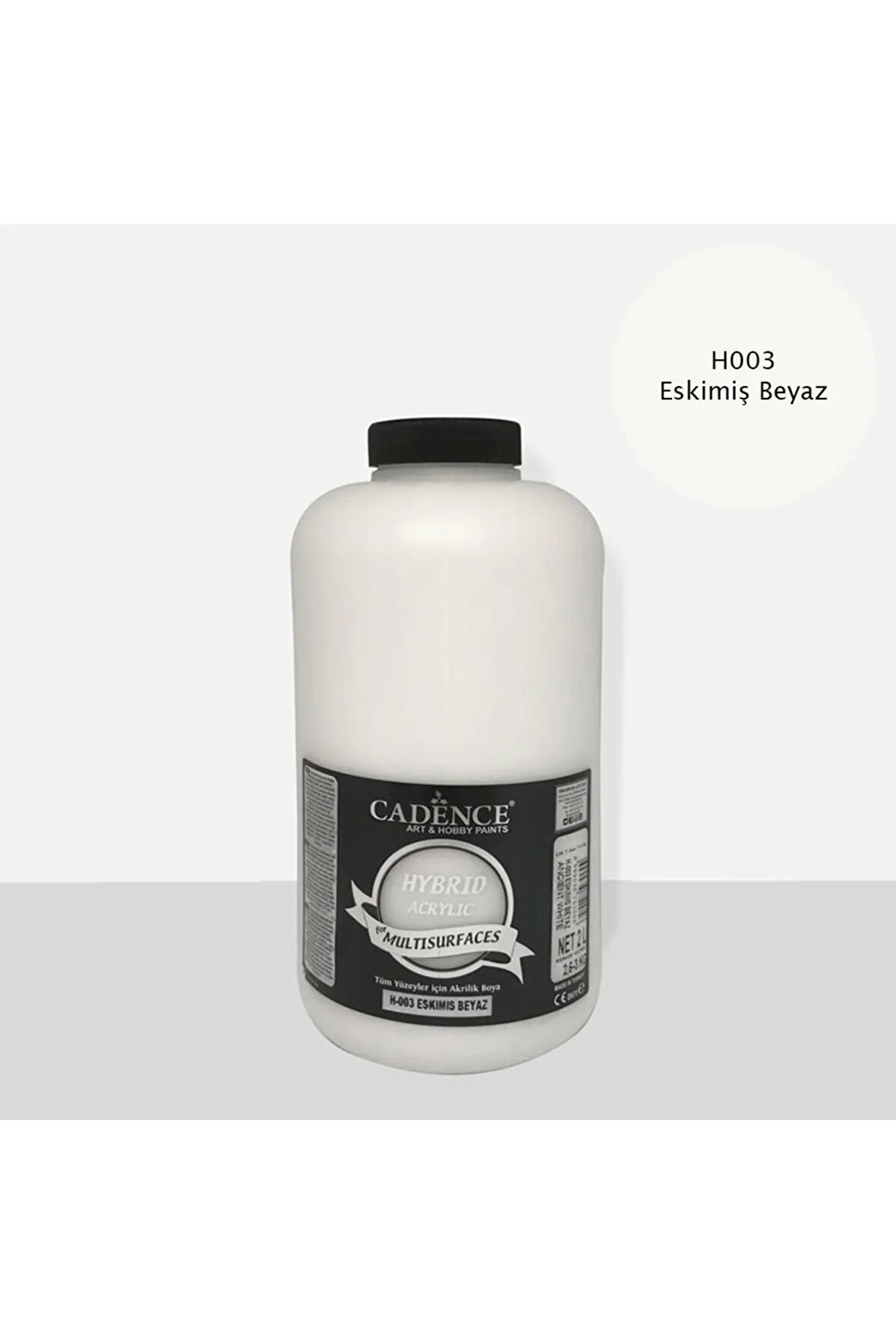Hybrıd Akr. Multısurfaces H-003 Eskimiş Beyaz 2000ml