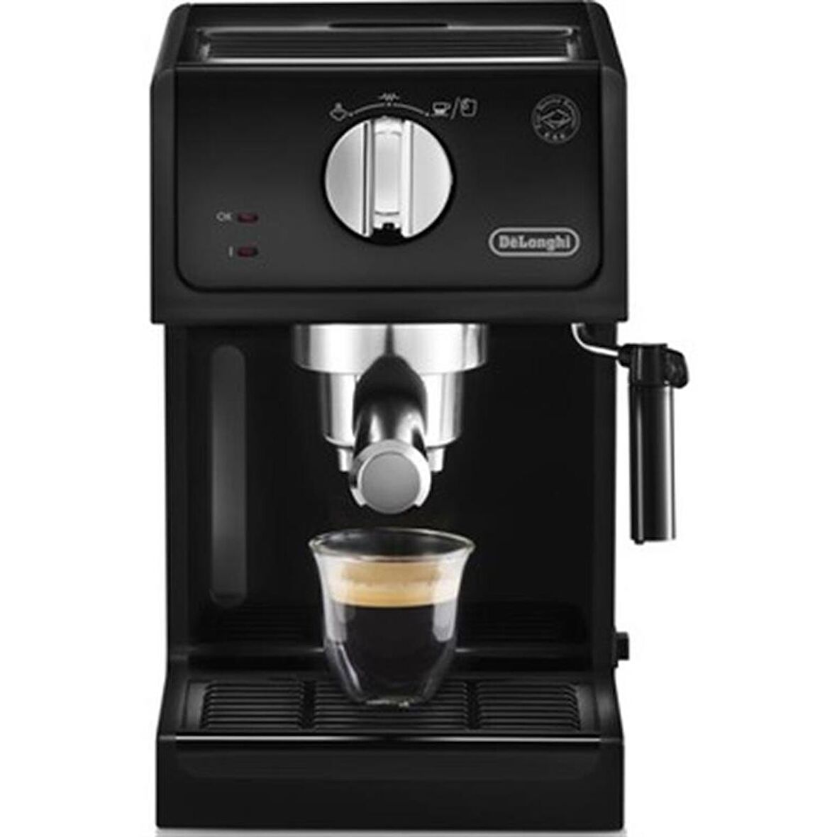 Delonghi Siyah Espresso & Cappuccino Makinesi