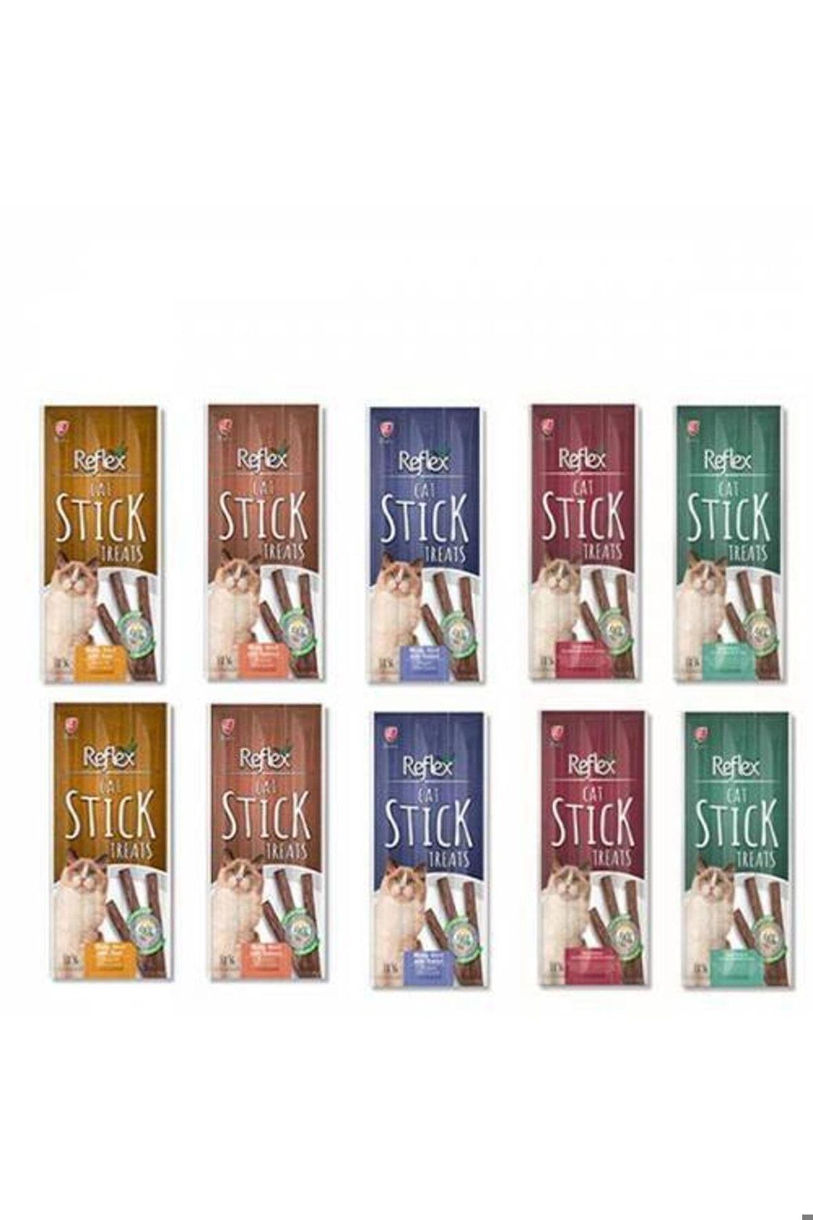 Stick Kedi Ödülü 3x5 gr 10 Paket Kedi Ödül Çubuğu Maması