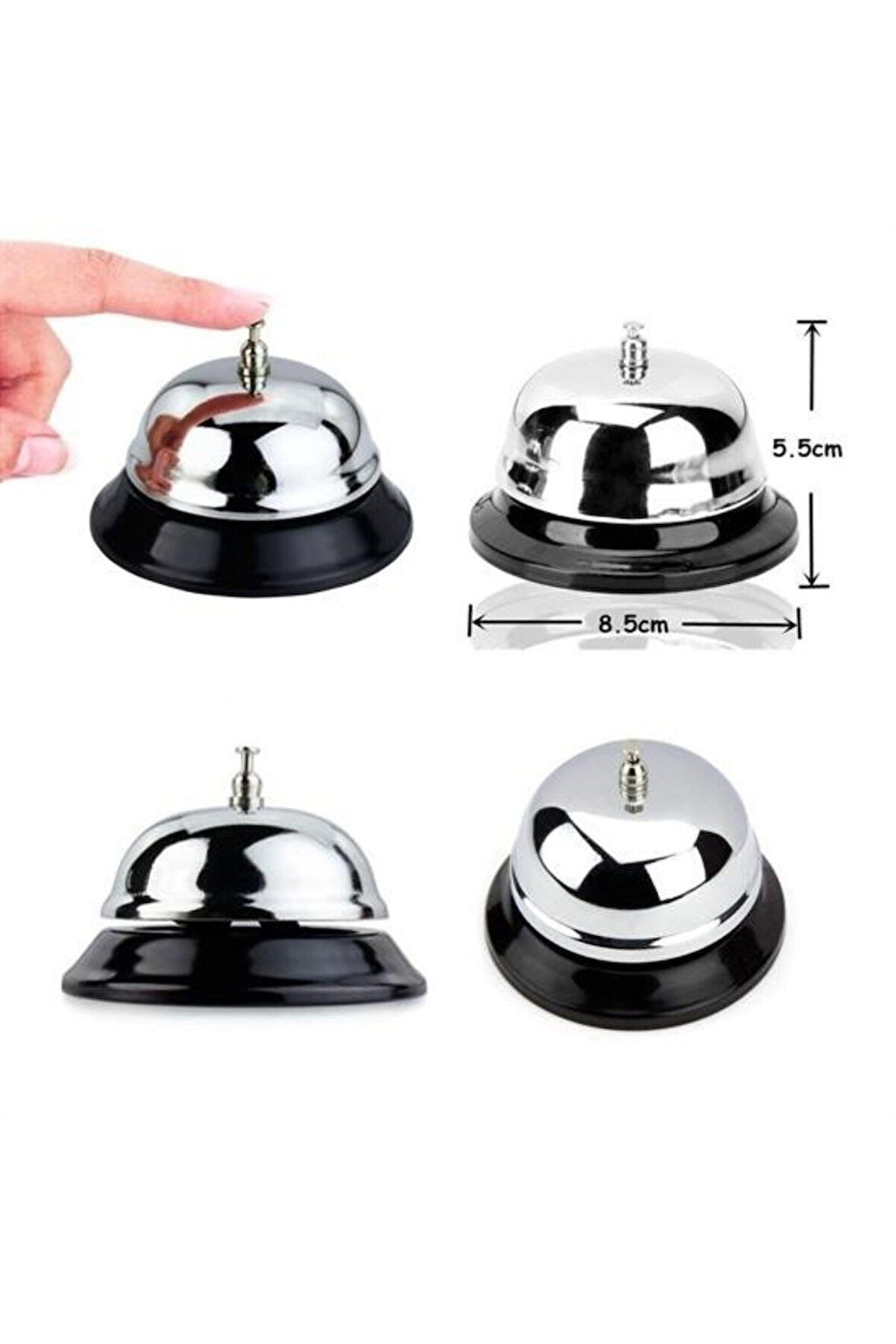 ® Masaüstü Dekoratif Otel Resepsiyon Görevli Çağırma Zili Çanı