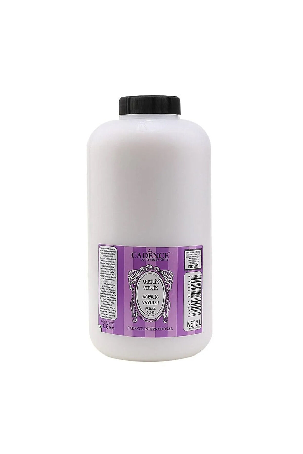 Su Bazlı Vernik 2000ml Parlak-gloss 2 Litre